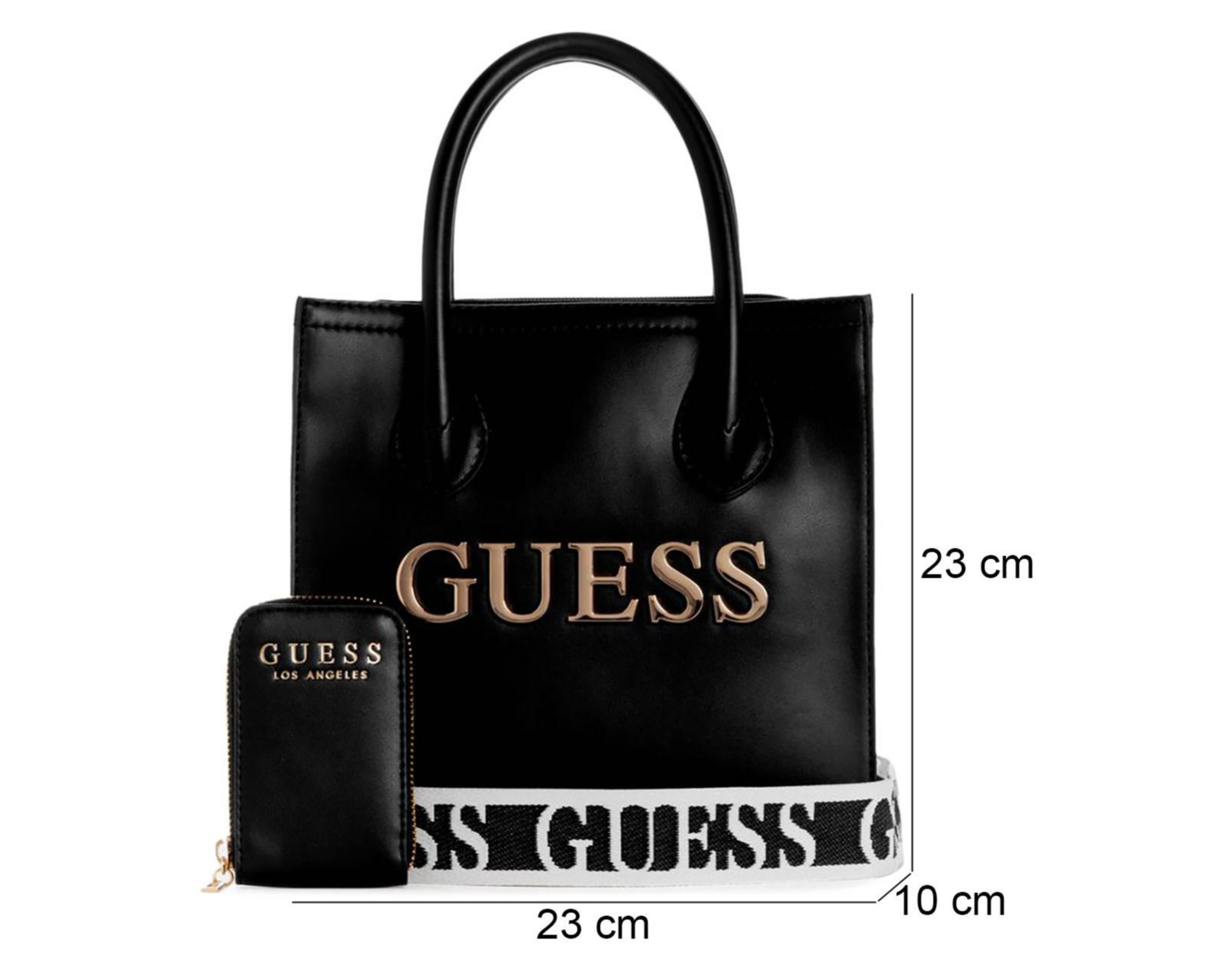 Foto 5 pulgar | Bolsa de Mano Guess Caracara con Monedero