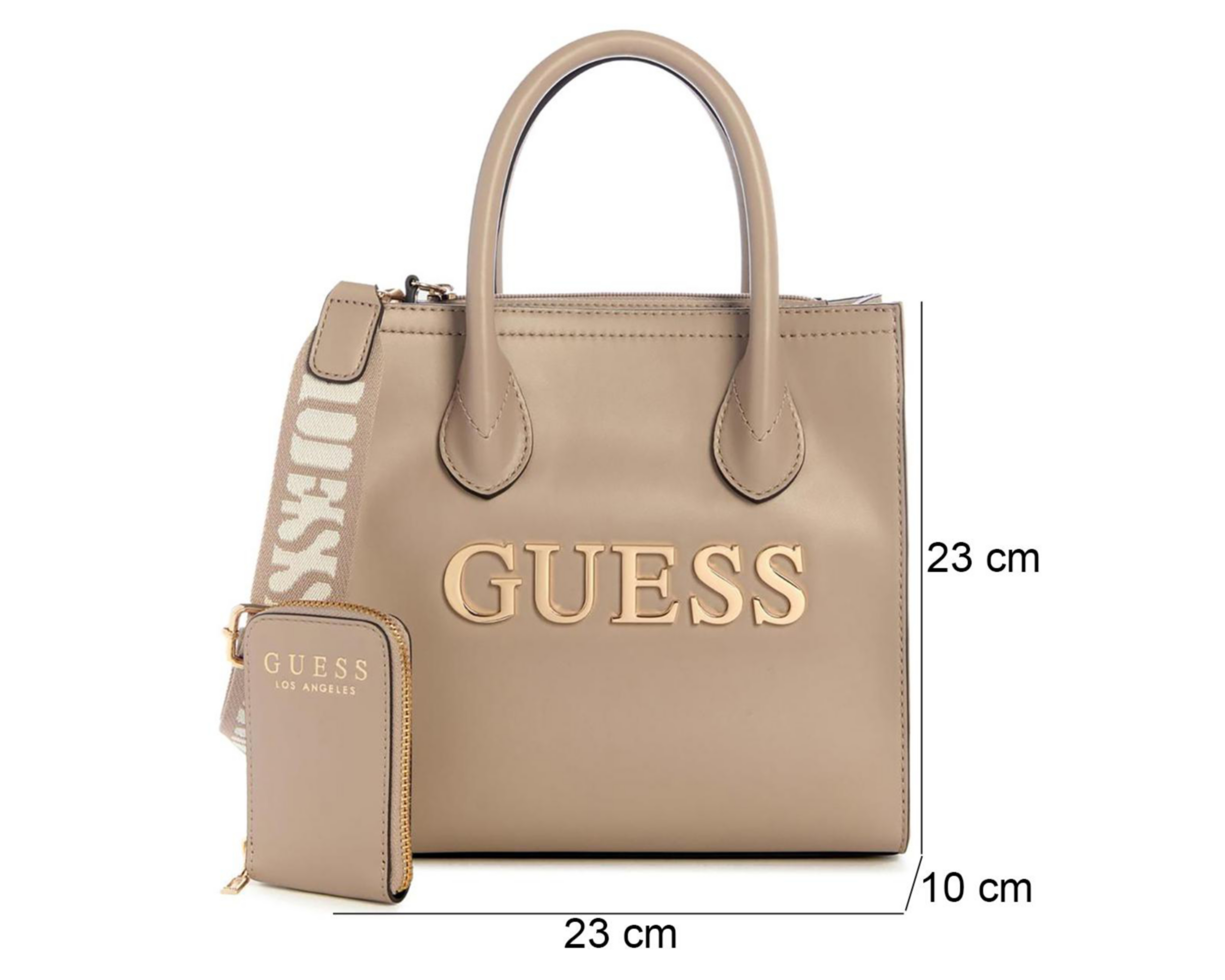 Foto 4 | Bolsa de Mano Guess Caracara con Monedero