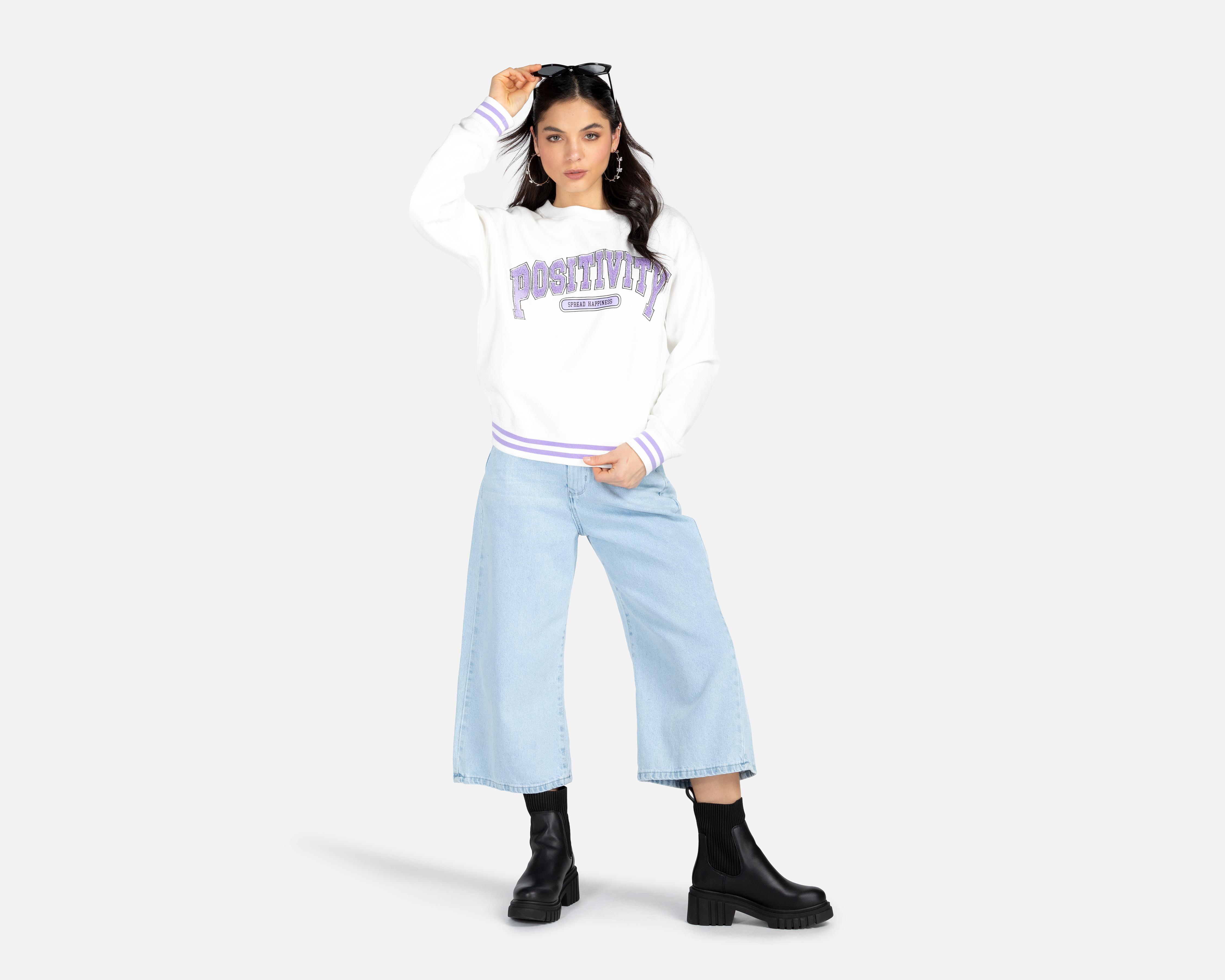 Foto 2 | Sudadera Estampada 18 Forever para Mujer