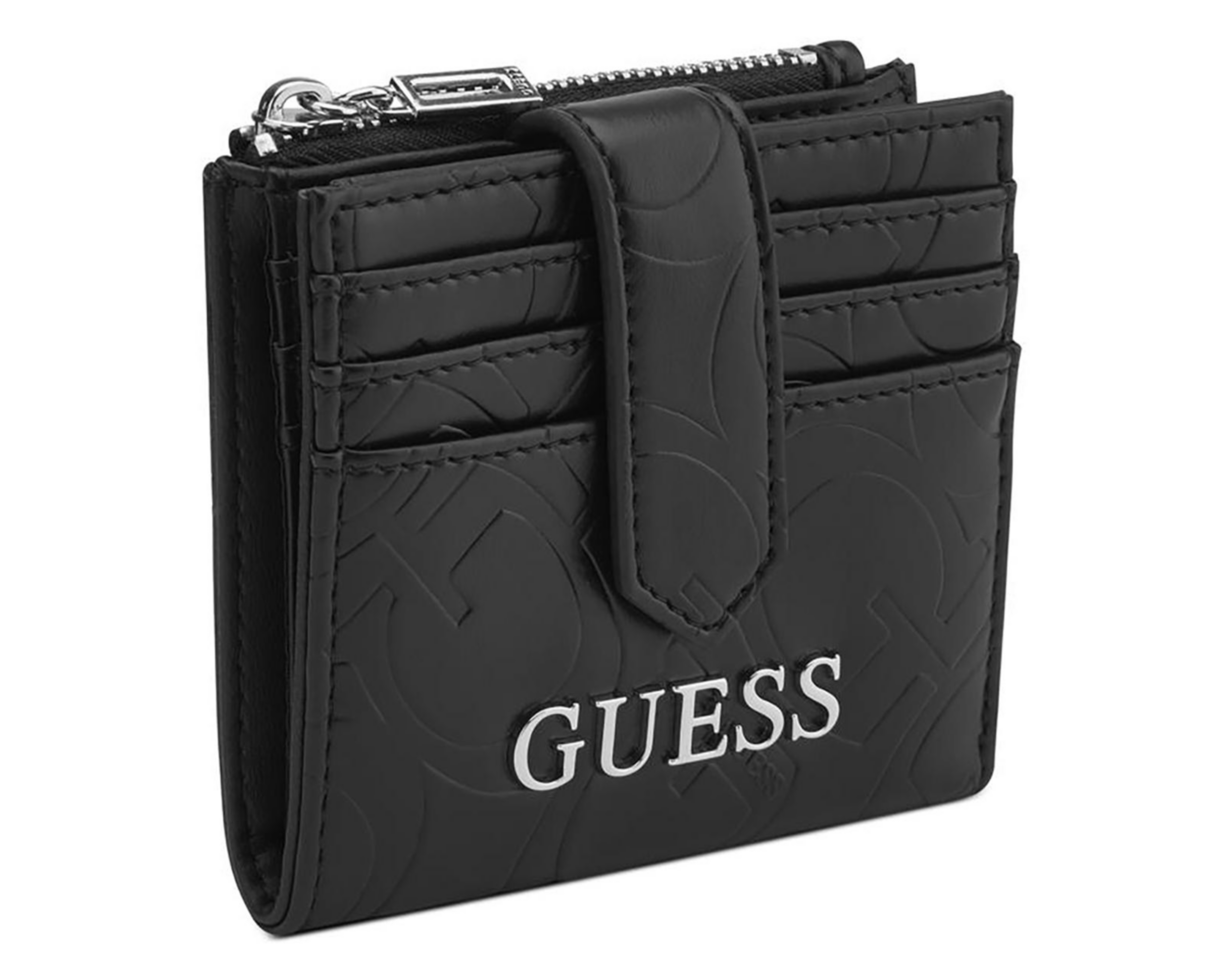 Foto 3 pulgar | Tarjetero para Mujer Guess Negro