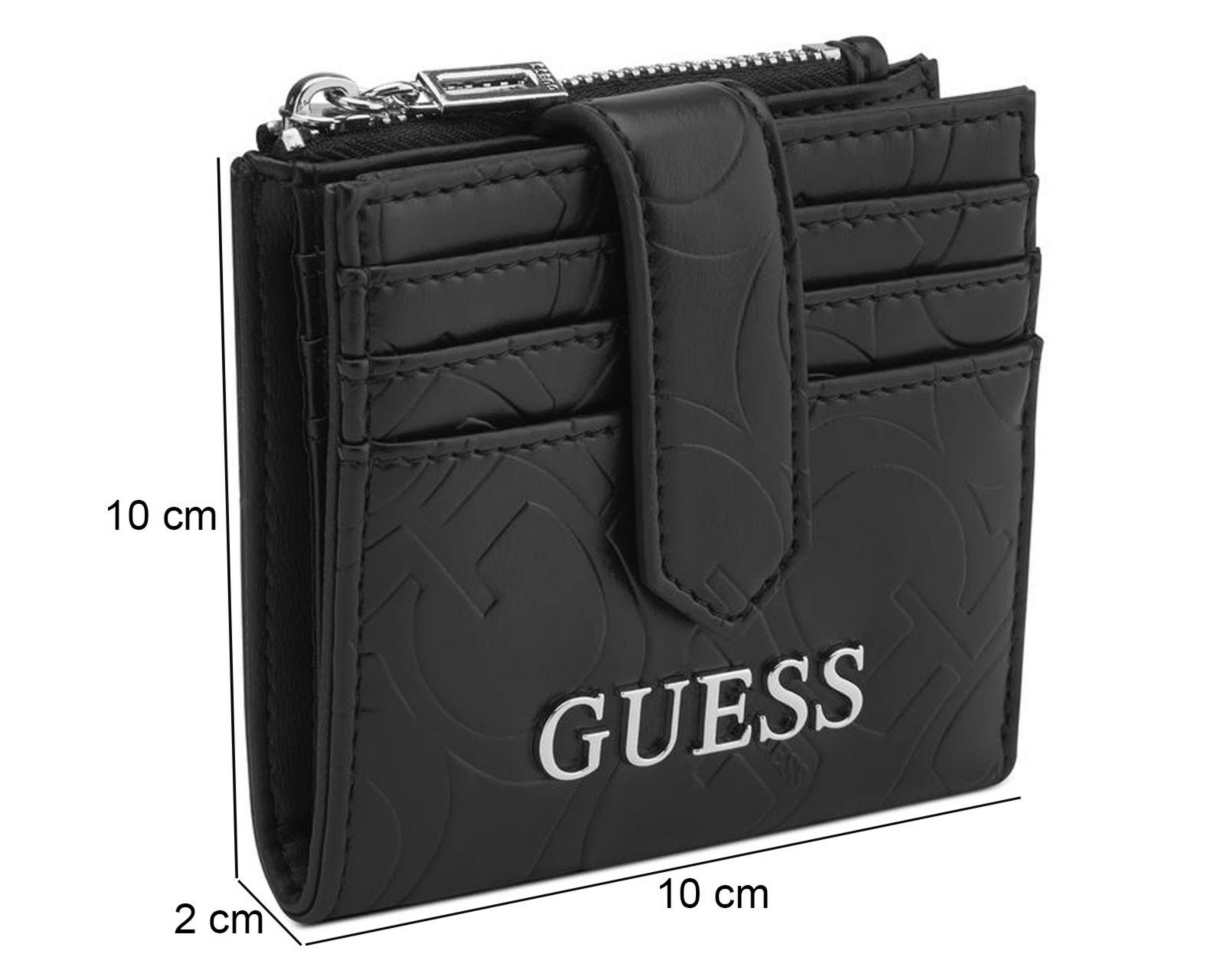 Foto 6 pulgar | Tarjetero para Mujer Guess Negro
