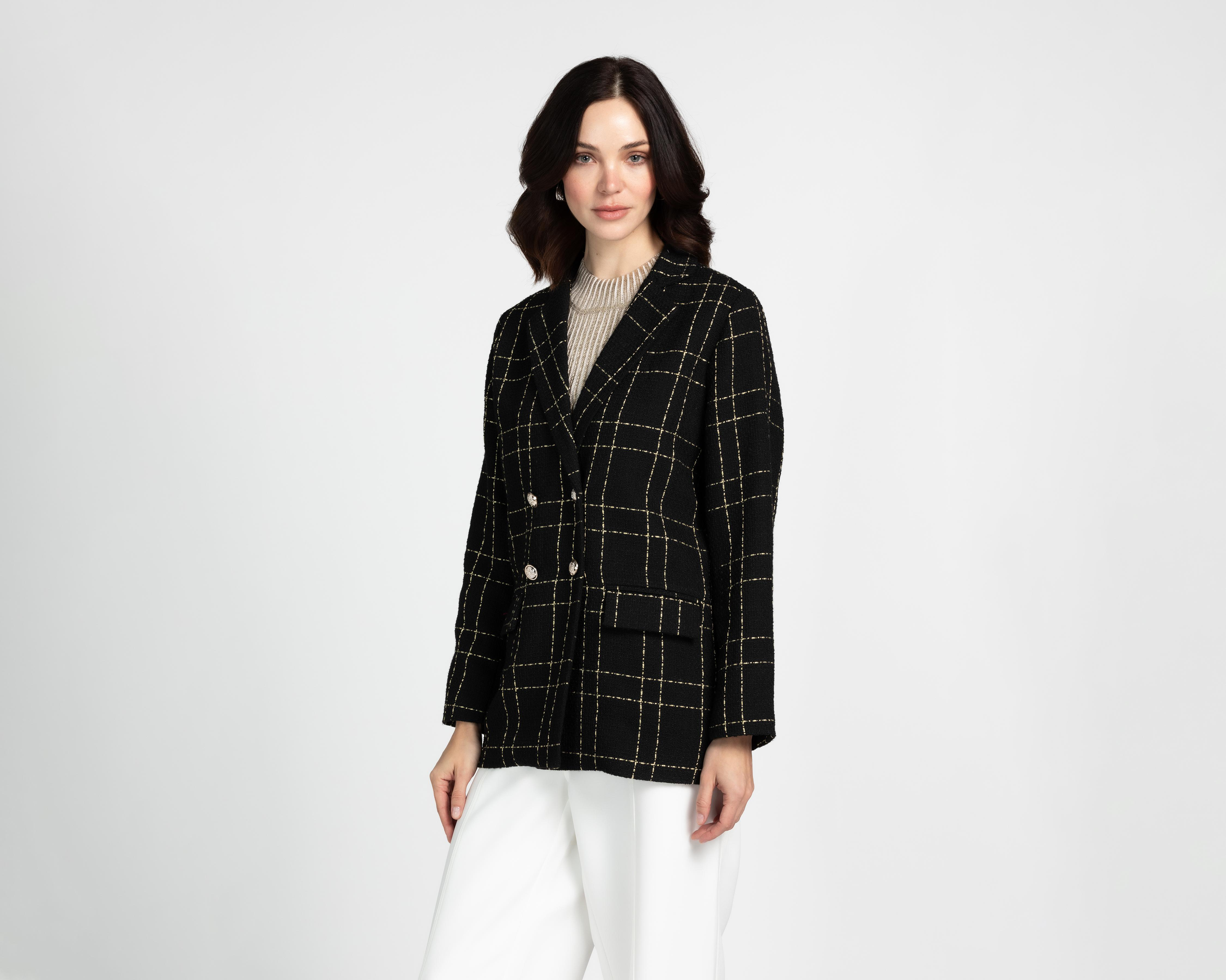 Foto 2 pulgar | Blazer Negro Sahara para Mujer