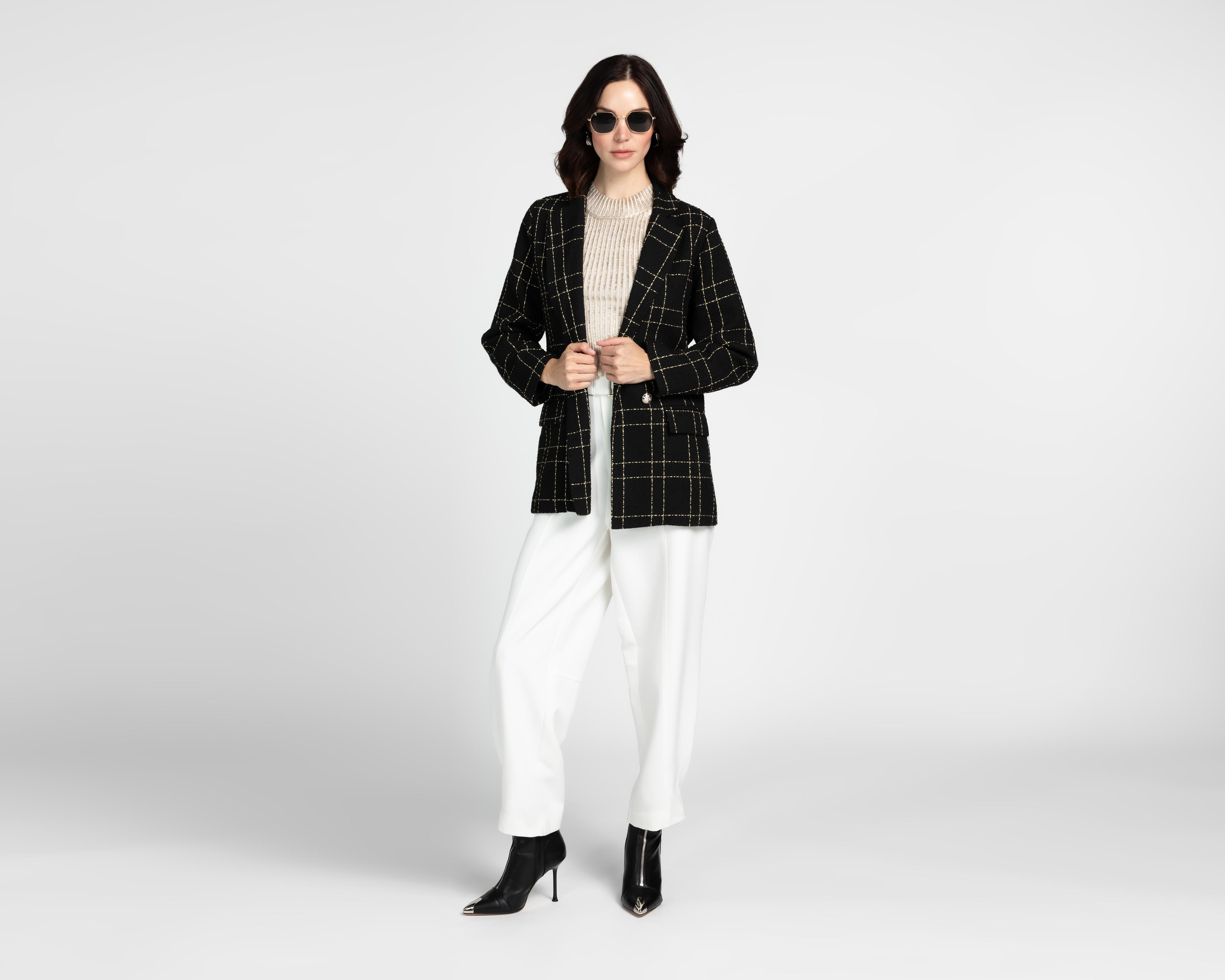 Foto 3 pulgar | Blazer Negro Sahara para Mujer
