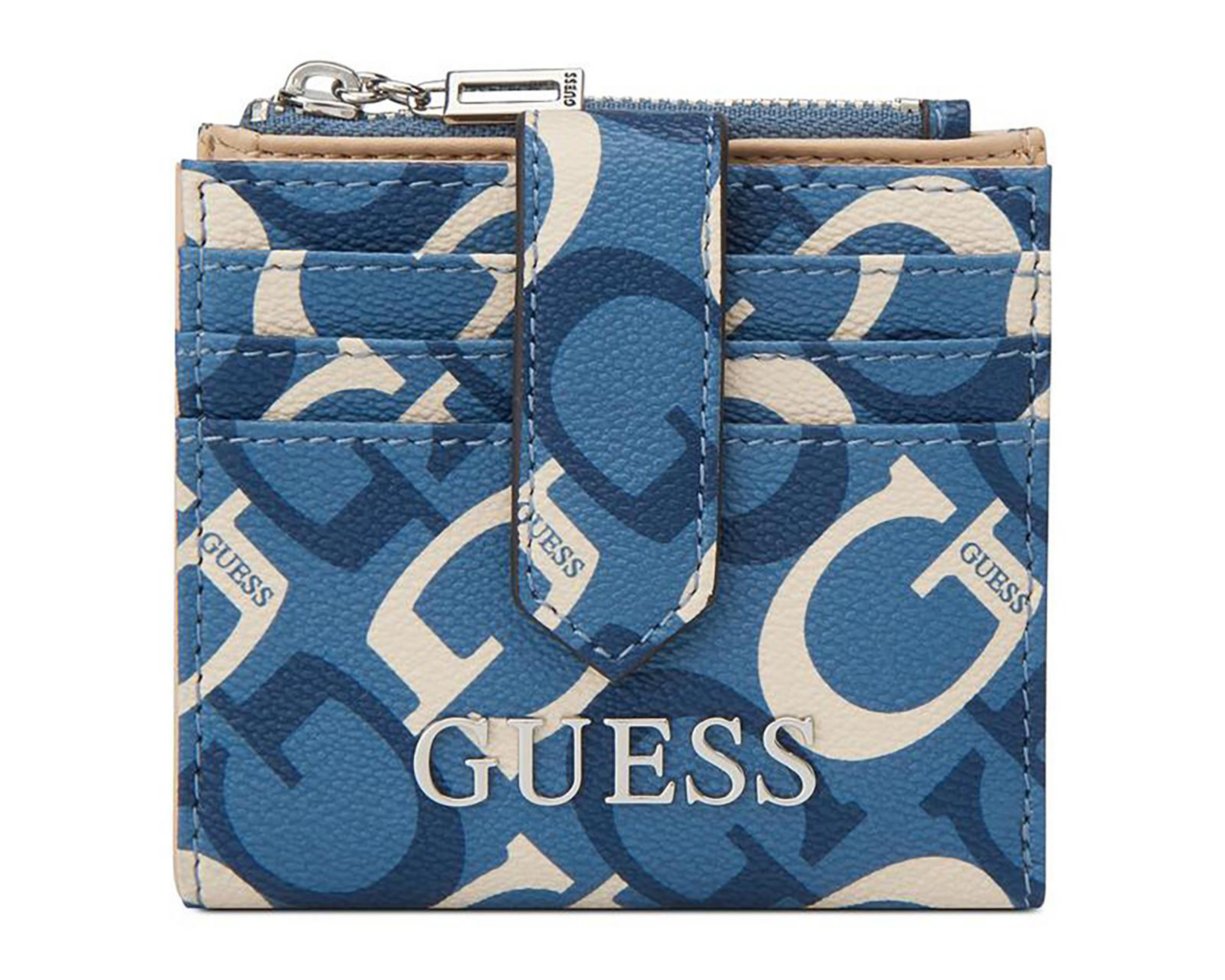 Foto 2 pulgar | Tarjetero para Mujer Guess Azul