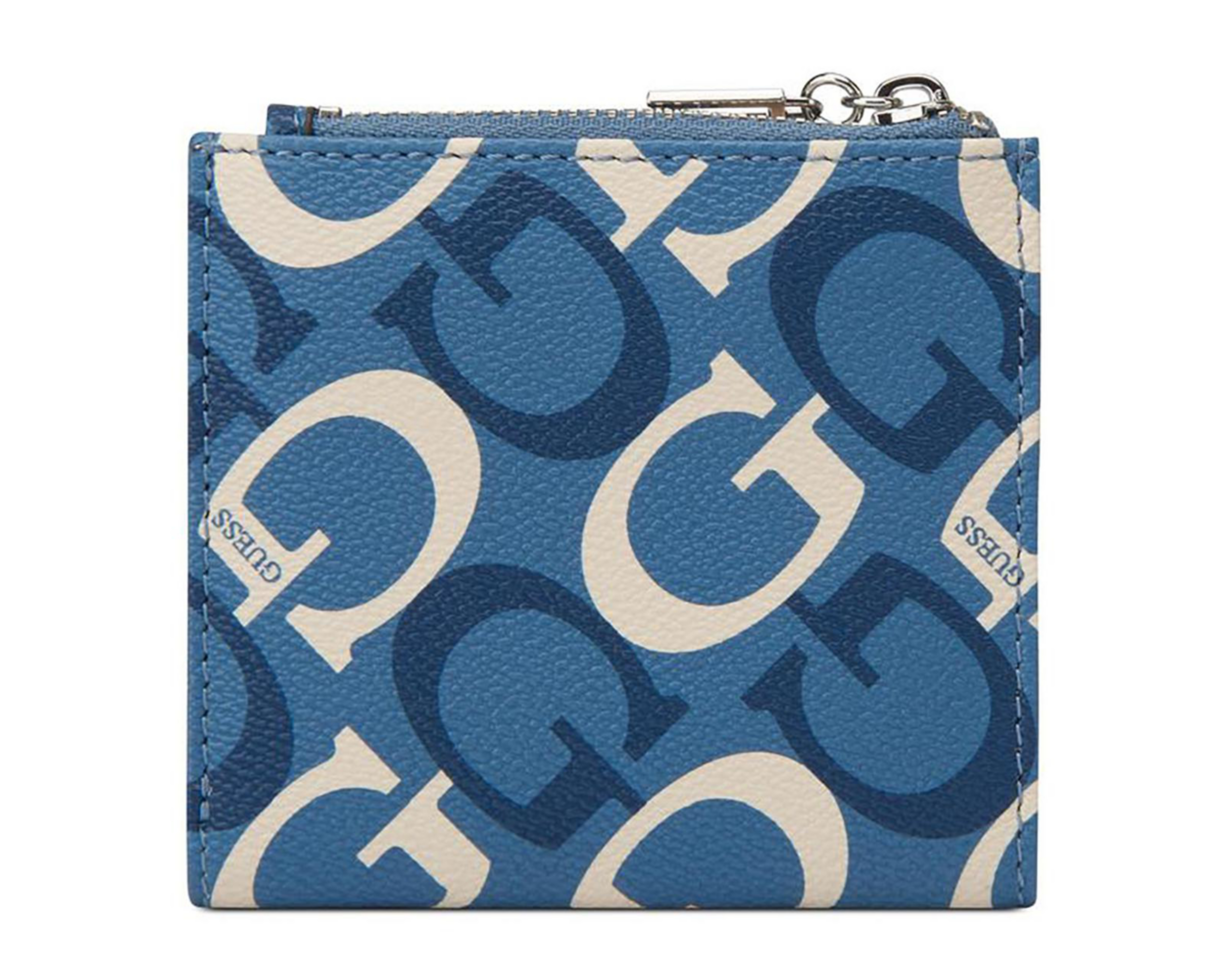 Foto 4 pulgar | Tarjetero para Mujer Guess Azul