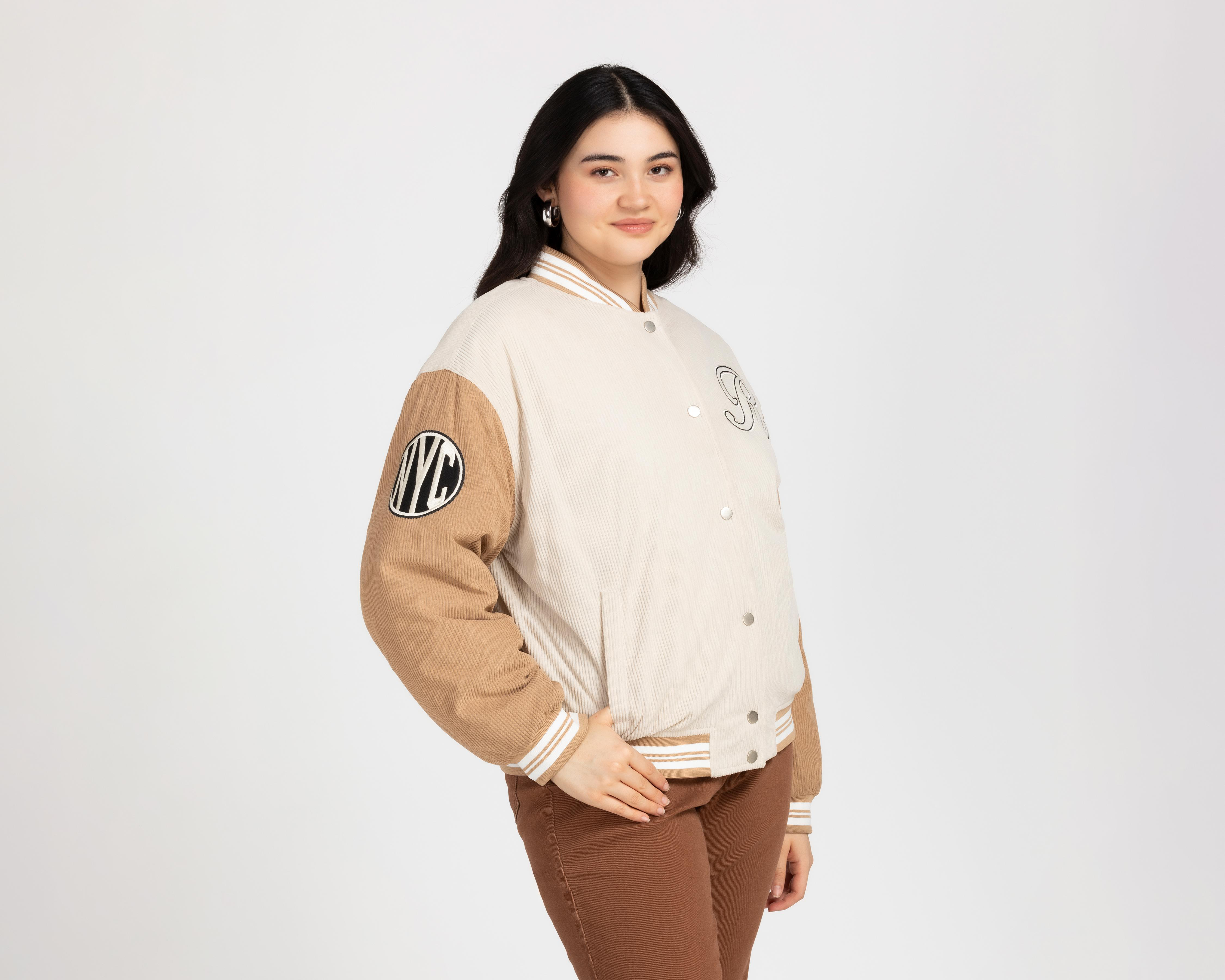 Foto 1 | Chamarra Varsity Refill para Mujer