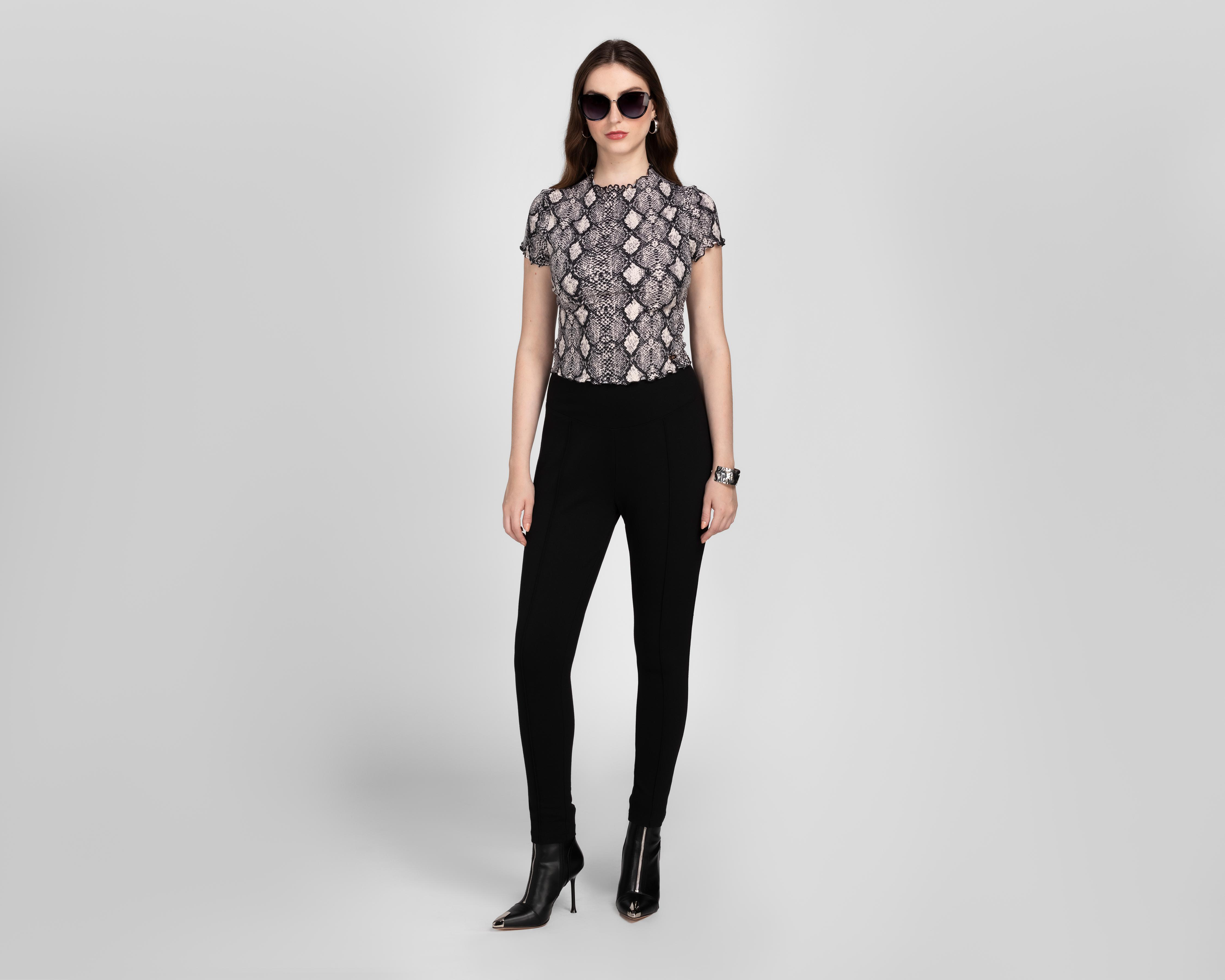 Foto 2 | Leggings Negros Sahara para Mujer