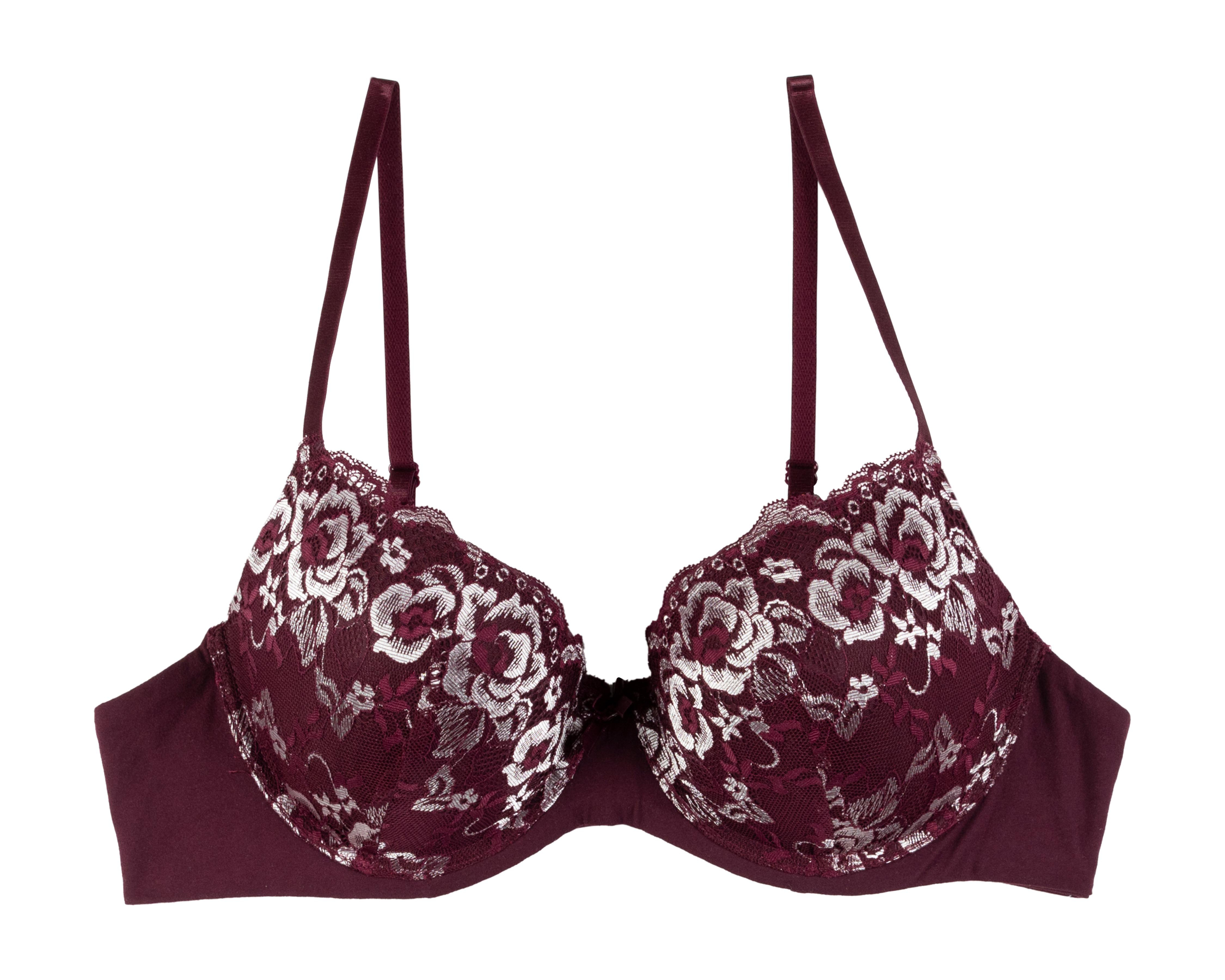 Foto 3 | Brasier con Encaje Eva tu Estilo Íntimo Copa Completa 3 Pack