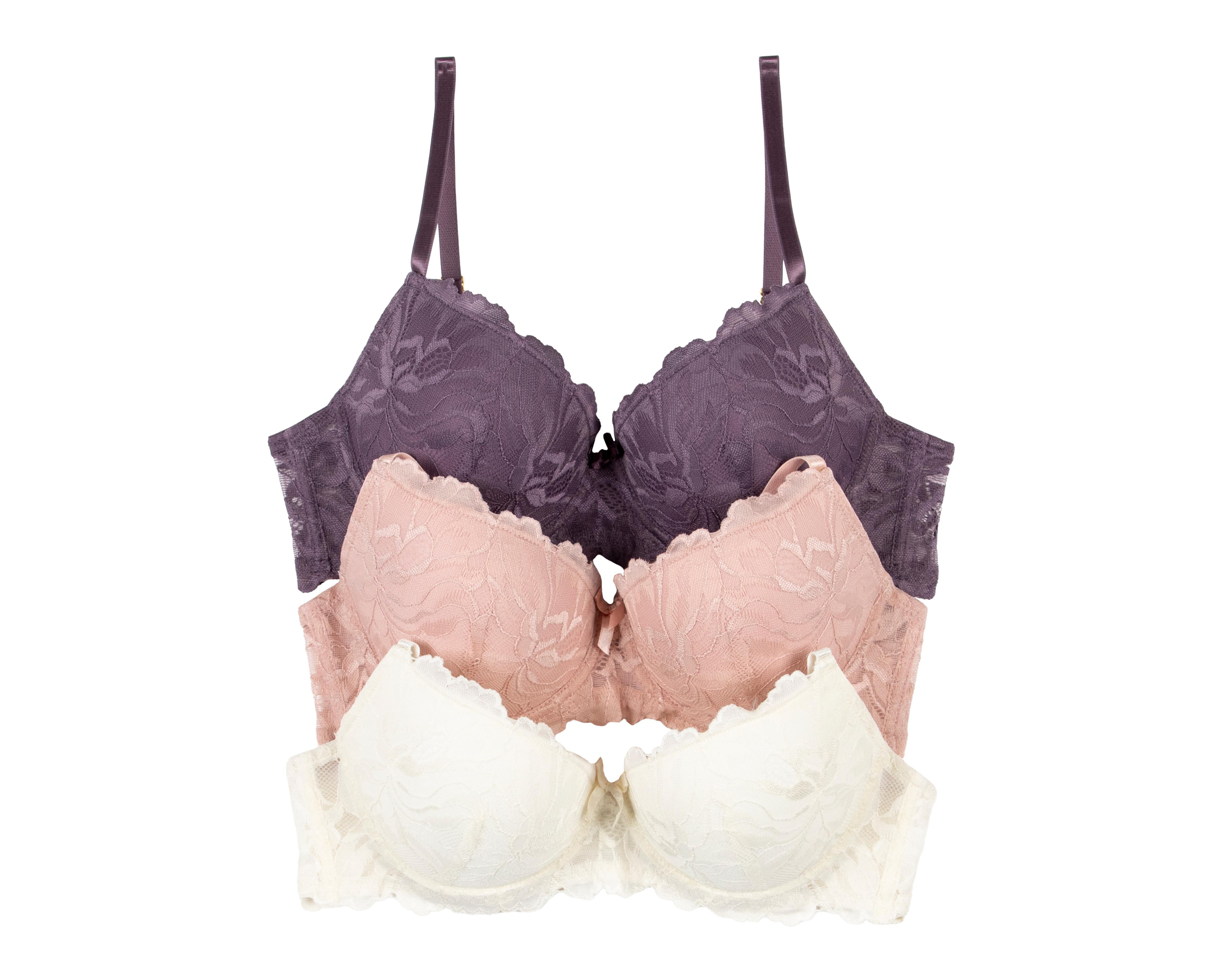 Brasier con Encaje Eva tu Estilo Íntimo Media Copa para Mujer