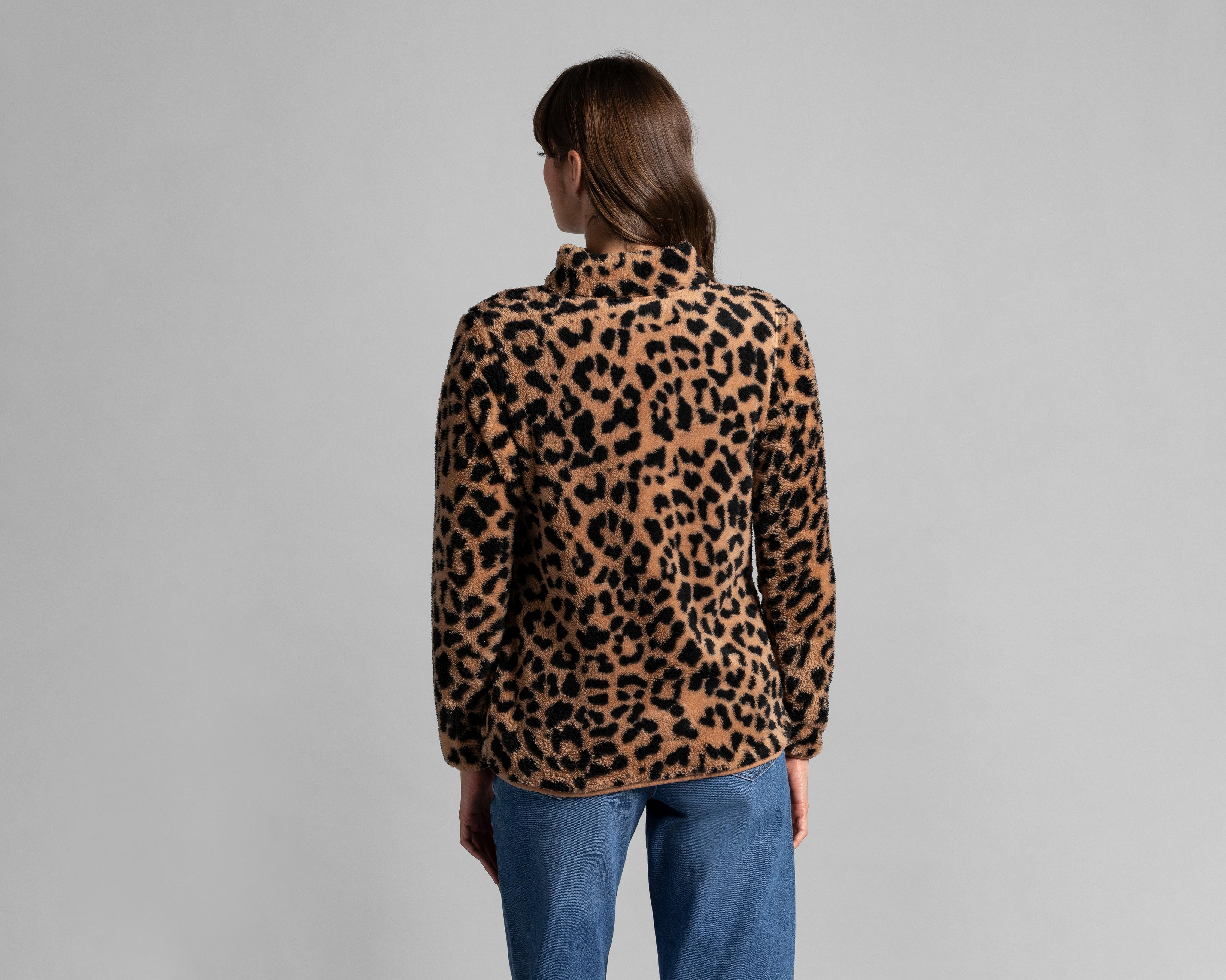 Foto 4 pulgar | Sudadera Animal Print Thinner para Mujer