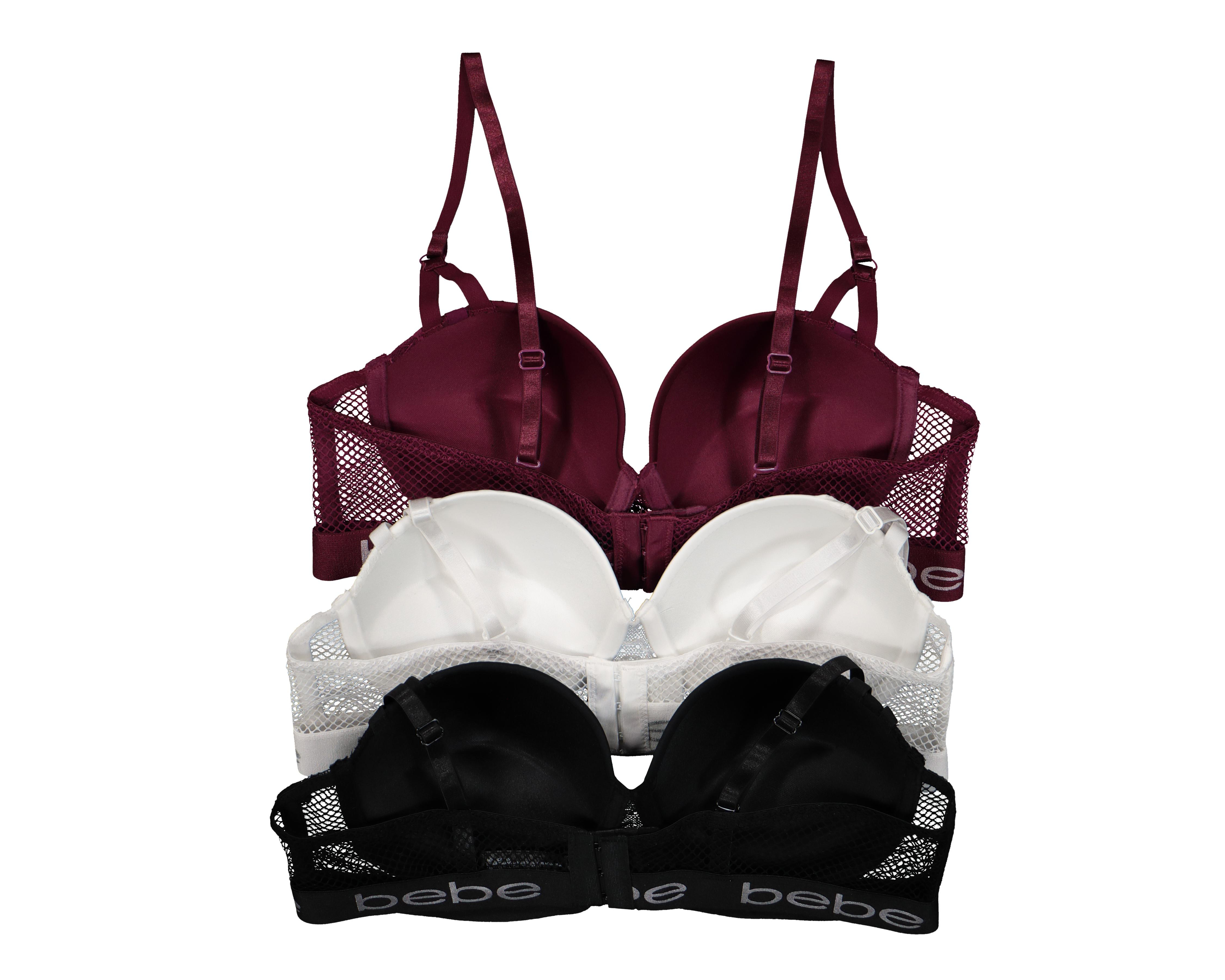 Foto 3 pulgar | Brasier con Encaje Bebe Push Up 3 Pack