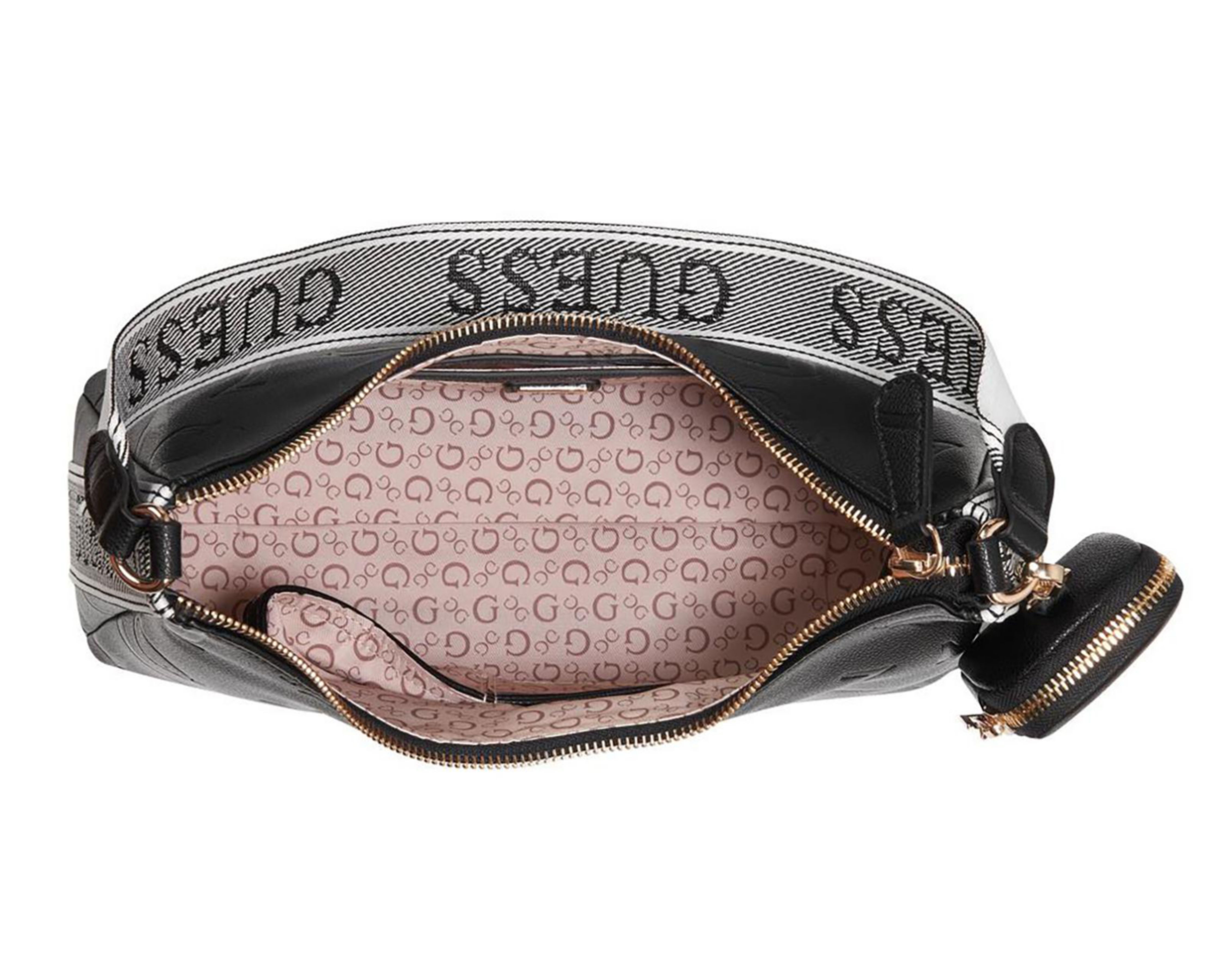 Foto 5 pulgar | Bolsa de Hombro Guess Emerie con Monedero