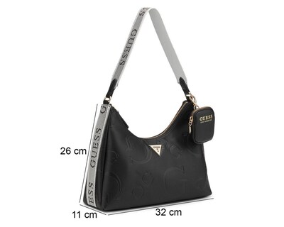 Foto 5 | Bolsa de Hombro Guess Emerie con Monedero