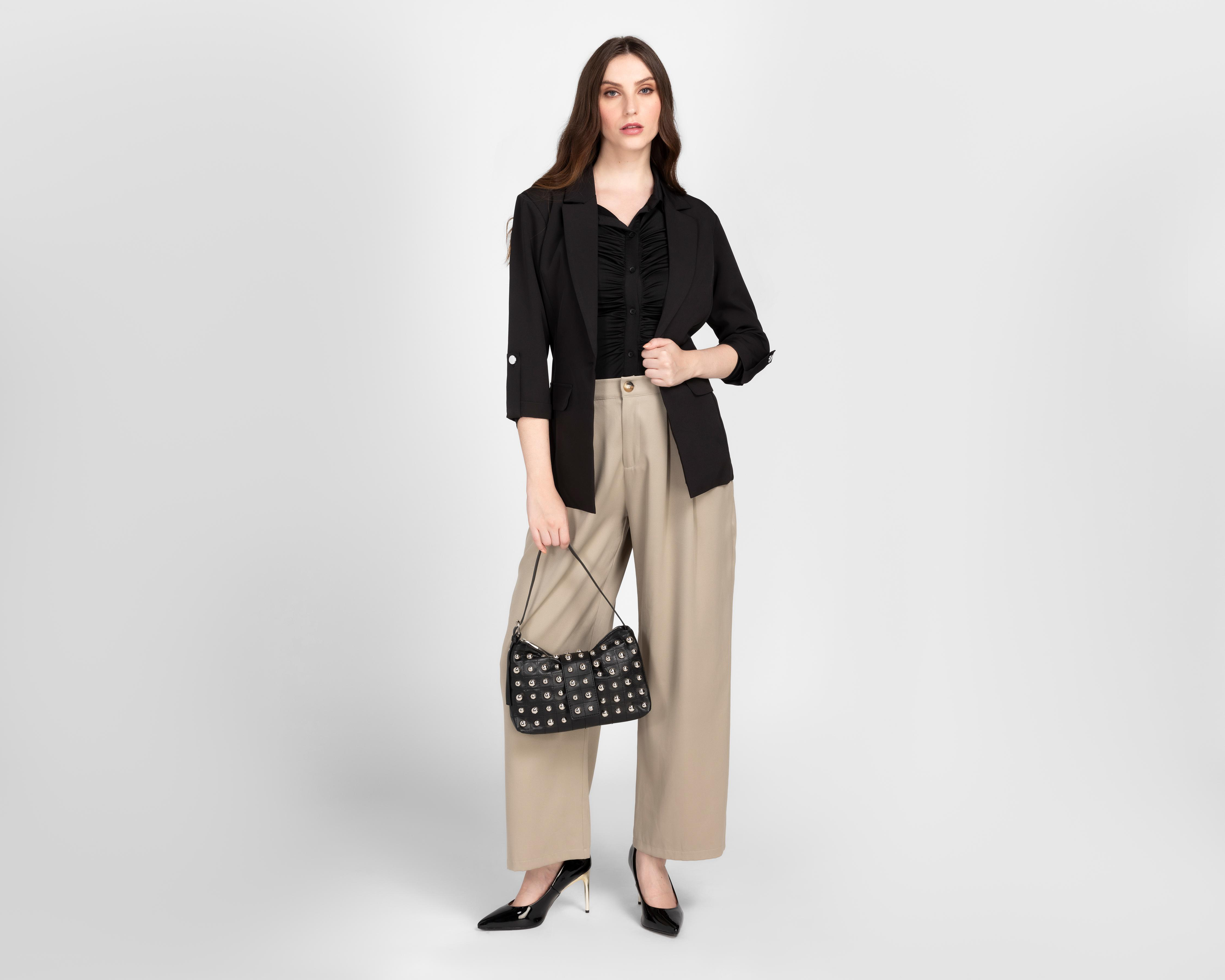 Foto 3 pulgar | Pantalón de Vestir Sahara Beige para Mujer