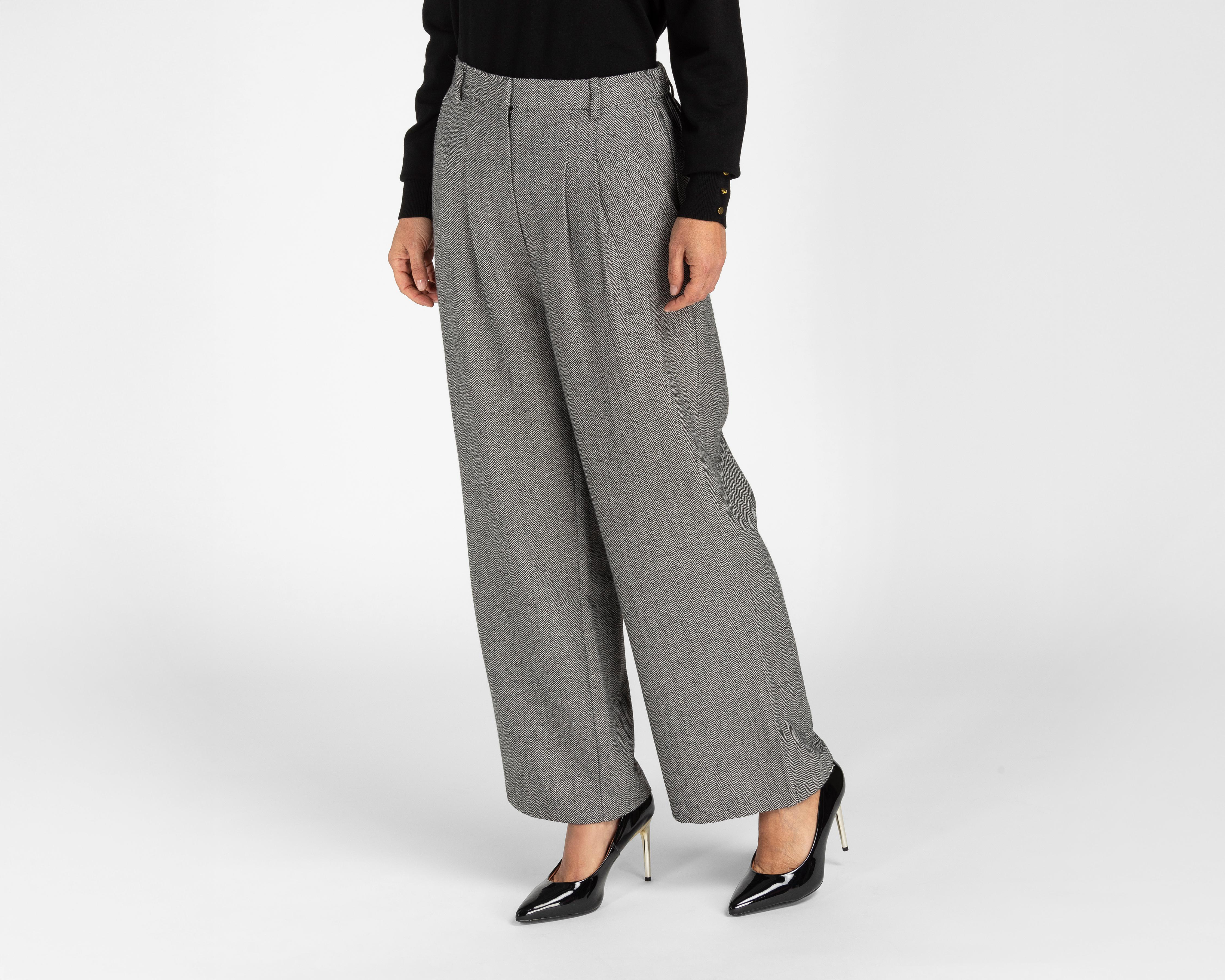 Pantalón de Vestir Sahara Gris para Mujer