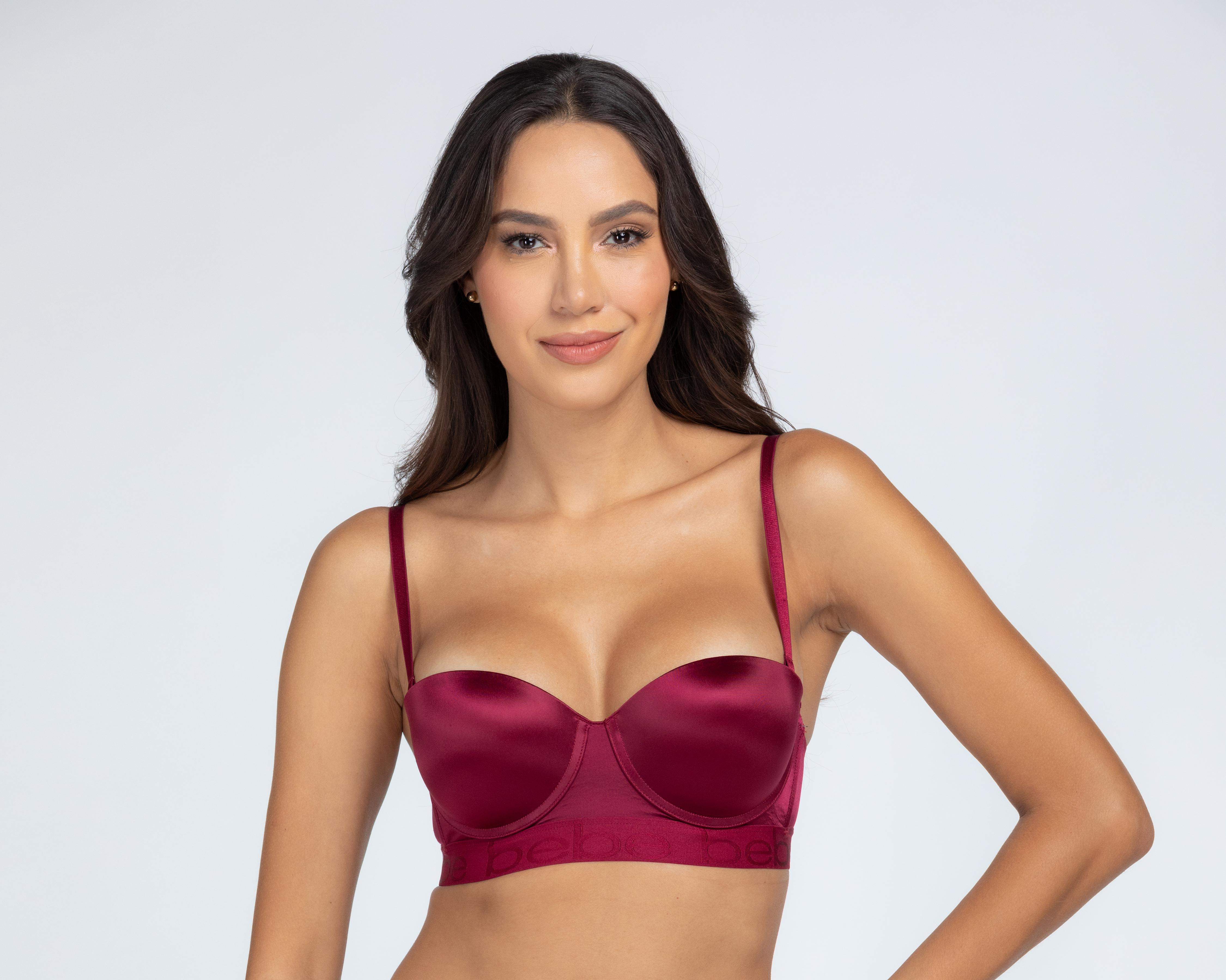 Foto 2 | Brasier con Varilla Bebe Media Copa para Mujer 3 Pack