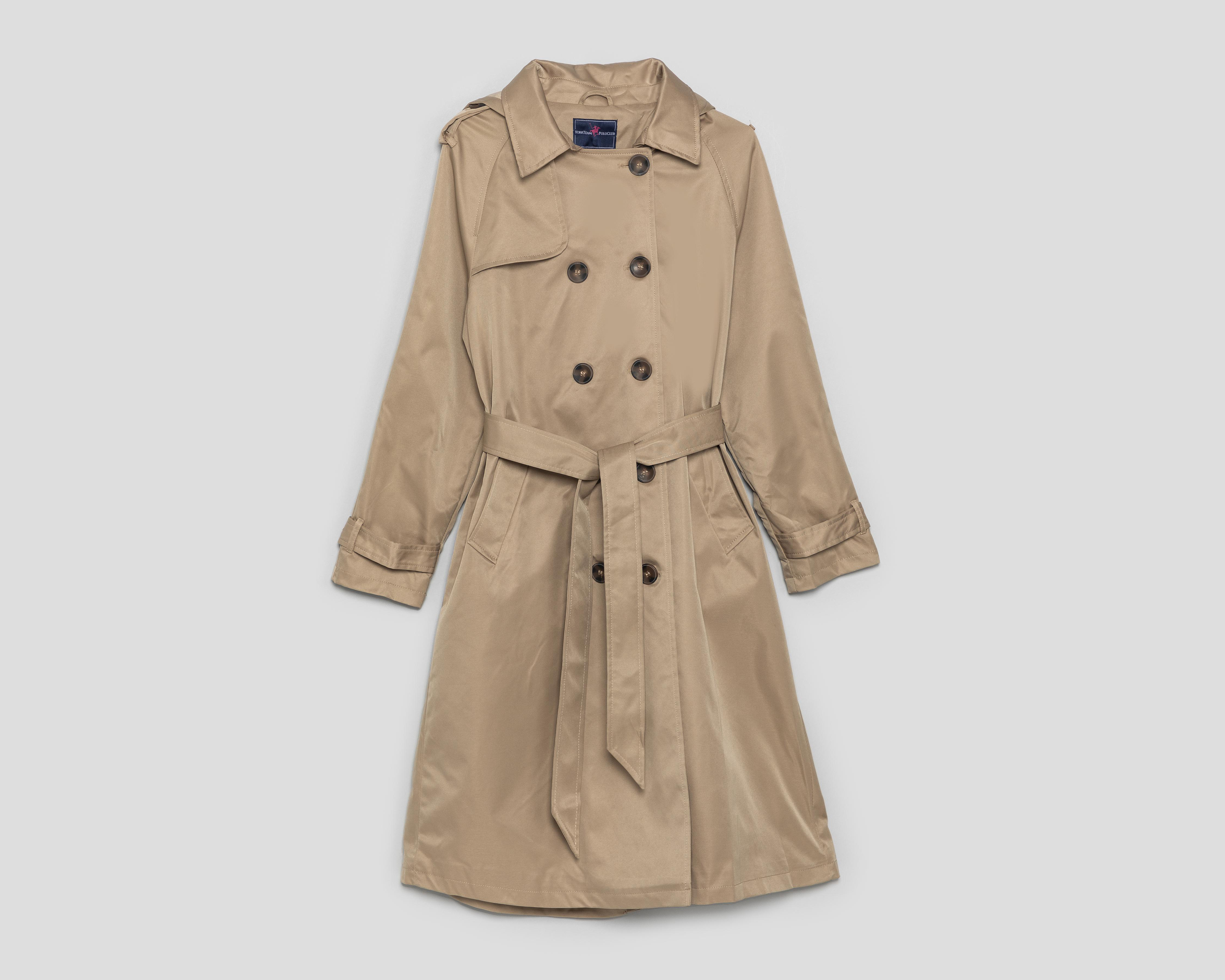 Gabardina con Cinturón York Team Polo Club para Mujer $749
