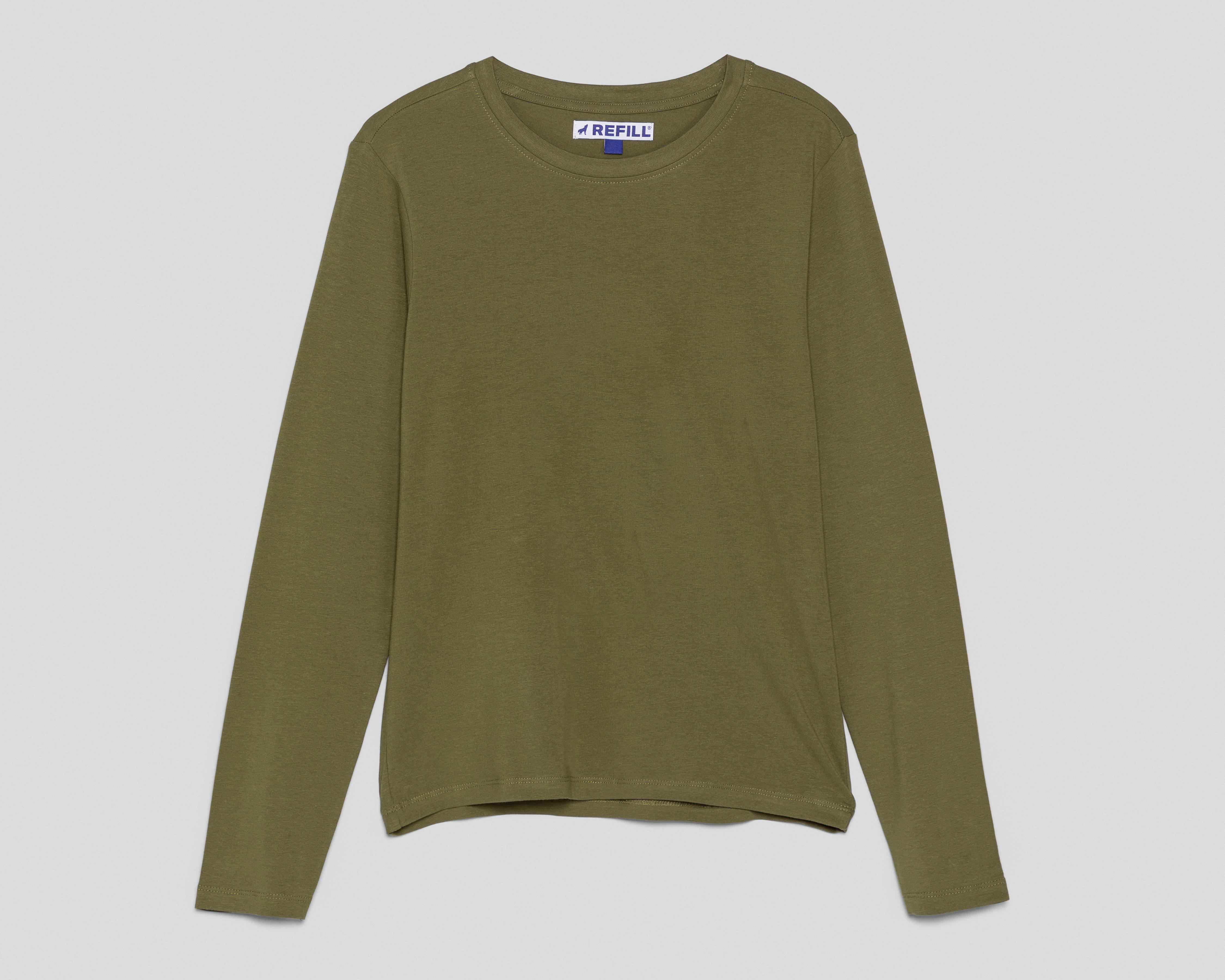 Playera Refill Manga Larga para Mujer $140