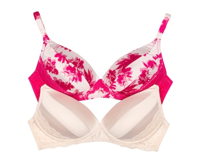 Foto 1 | Brasier con Encaje Beauty Secret Media Copa 2 Pack