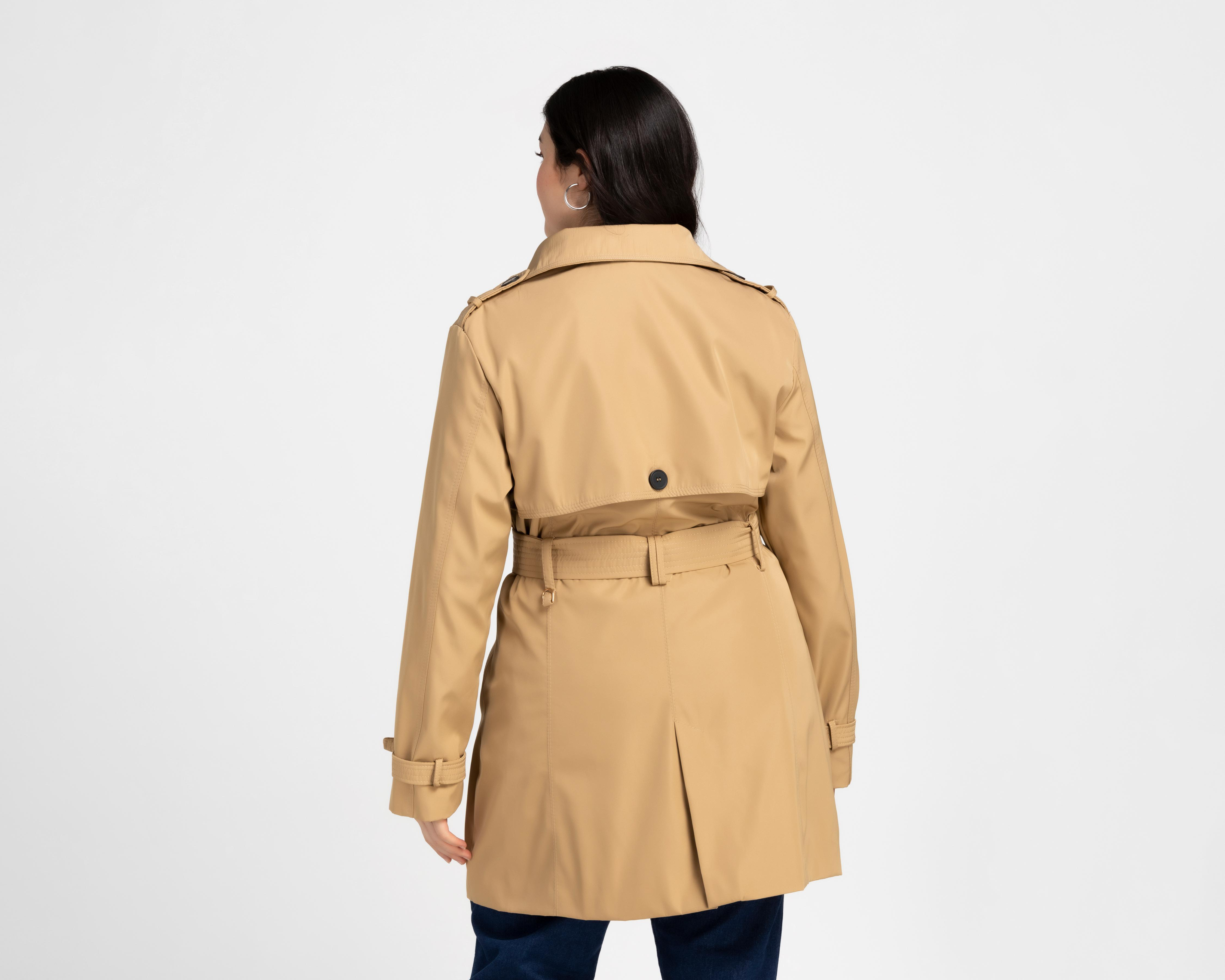 Foto 6 | Gabardina con Botones Sahara para Mujer