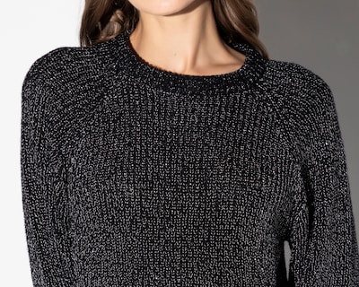 Foto 4 | Suéter Negro Thinner para Mujer