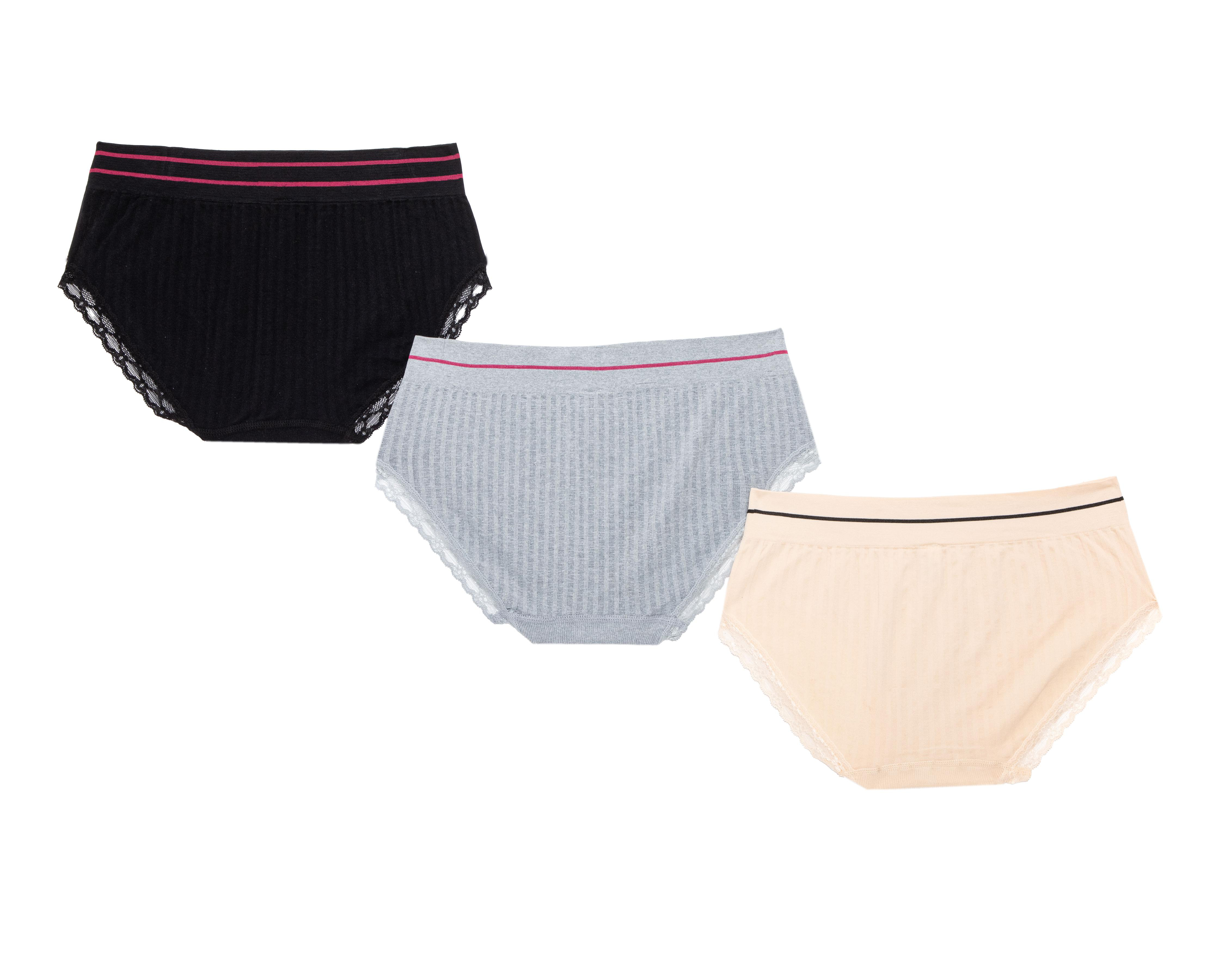 Foto 3 pulgar | Pantaleta Beauty Secret para Mujer 3 Piezas