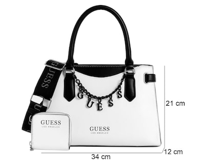 Foto 4 | Bolsa de Hombro Guess Amarantha con Monedero