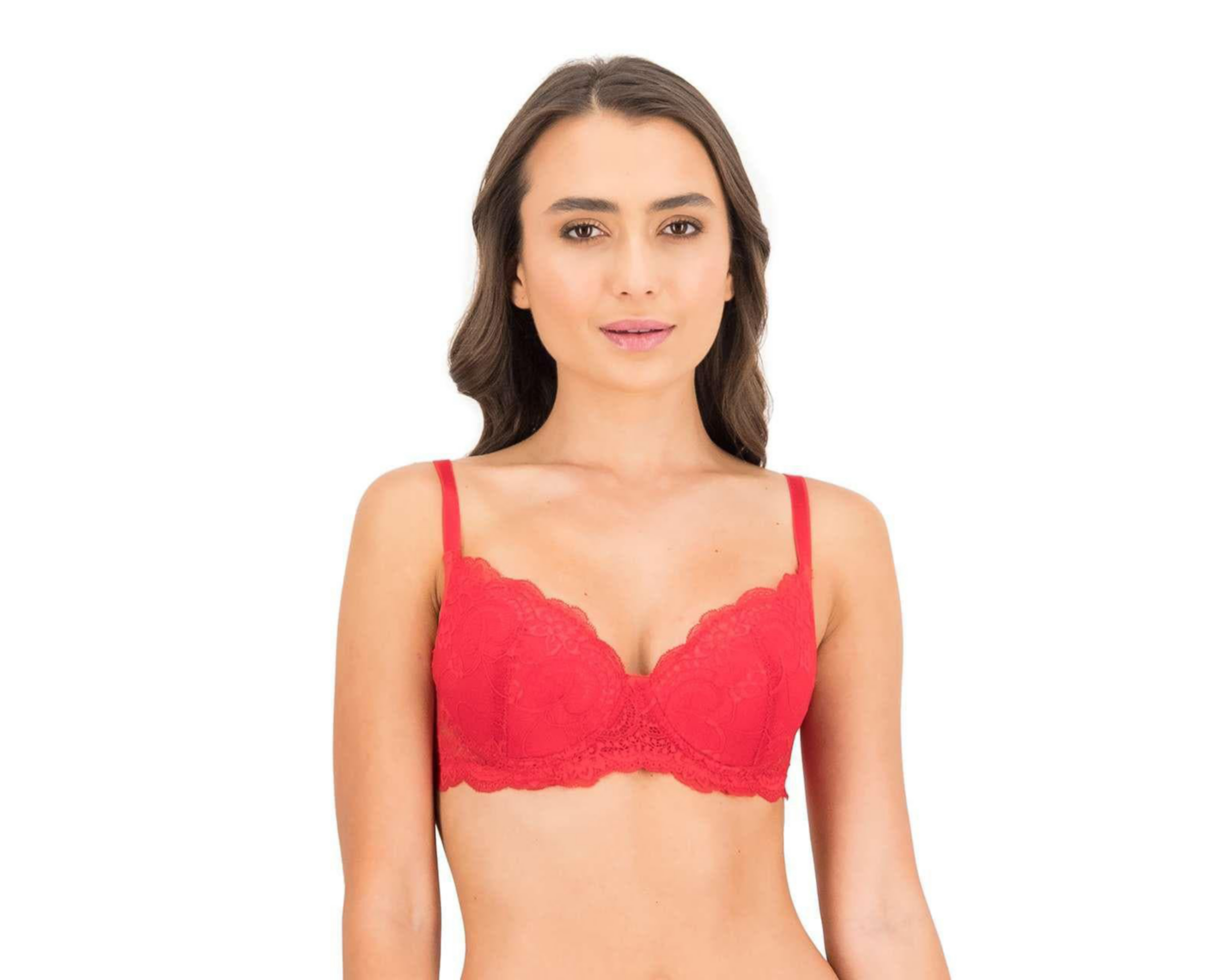Foto 2 pulgar | Brasier de Encaje Eva tu Estilo Íntimo Copa Preformada para Mujer