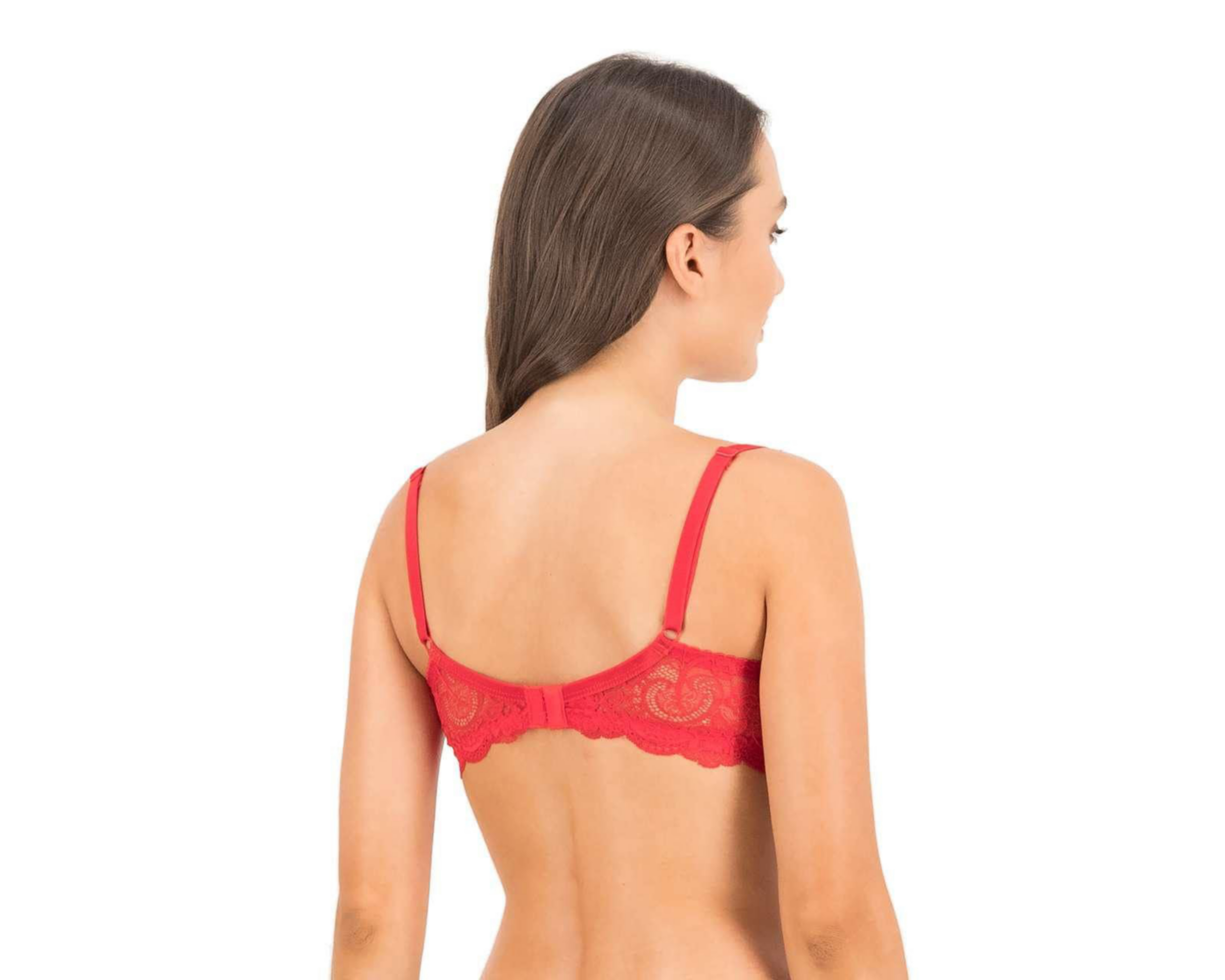 Foto 3 pulgar | Brasier de Encaje Eva tu Estilo Íntimo Copa Preformada para Mujer