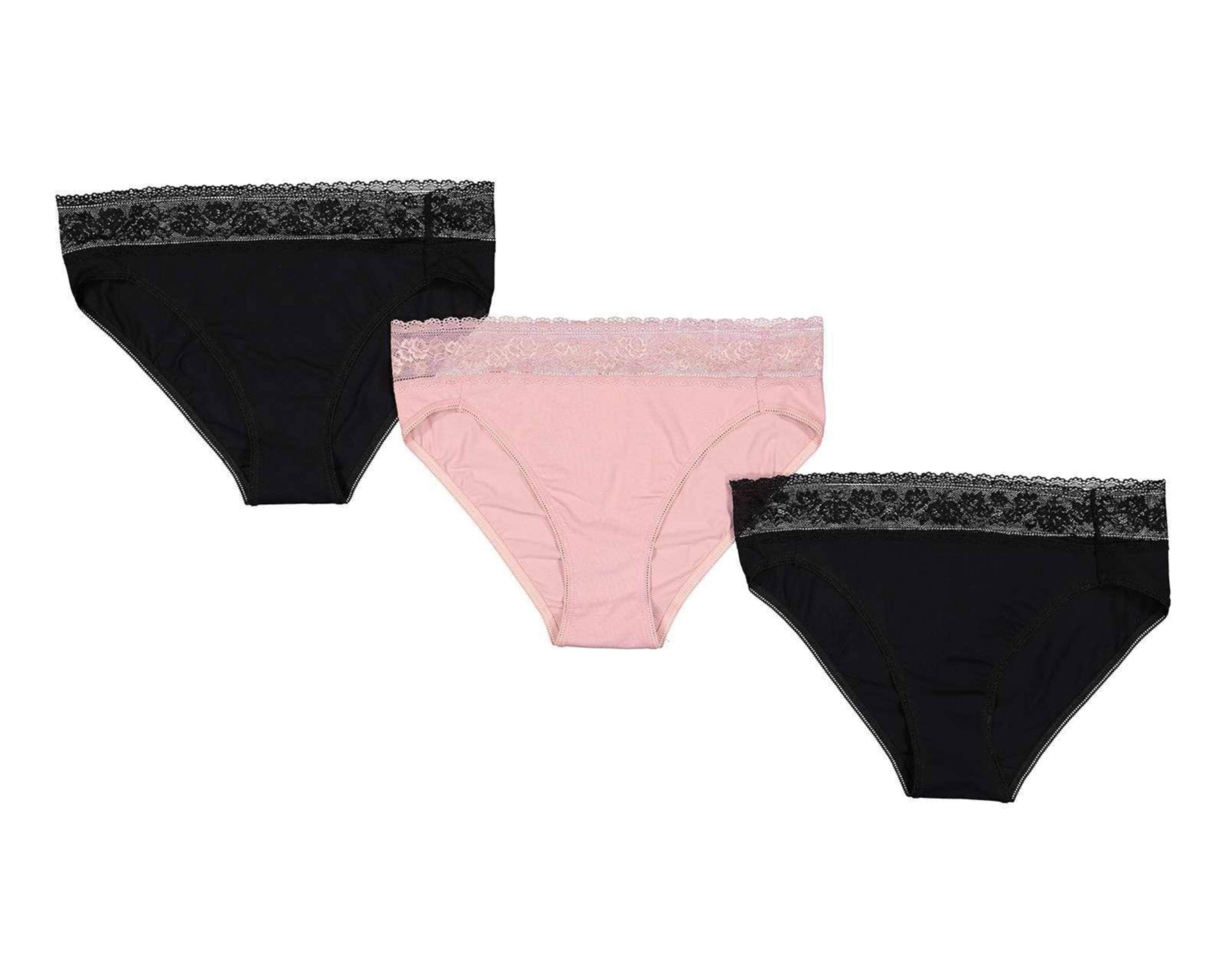 Pantaleta Corte Francés Lovest de Algodón para Mujer 3 Pack | Coppel