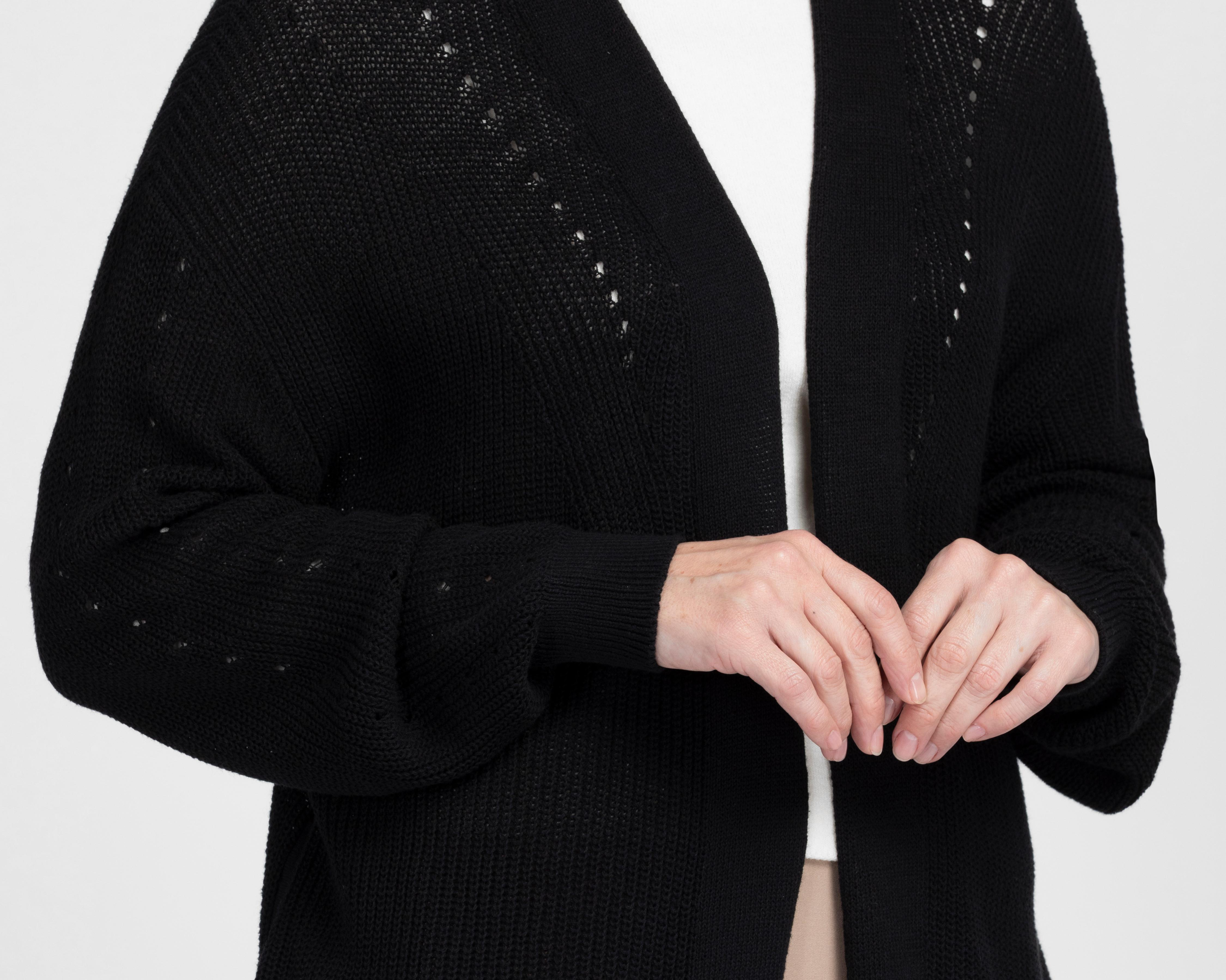 Foto 4 | Cárdigan Negro Lady Sun para Mujer