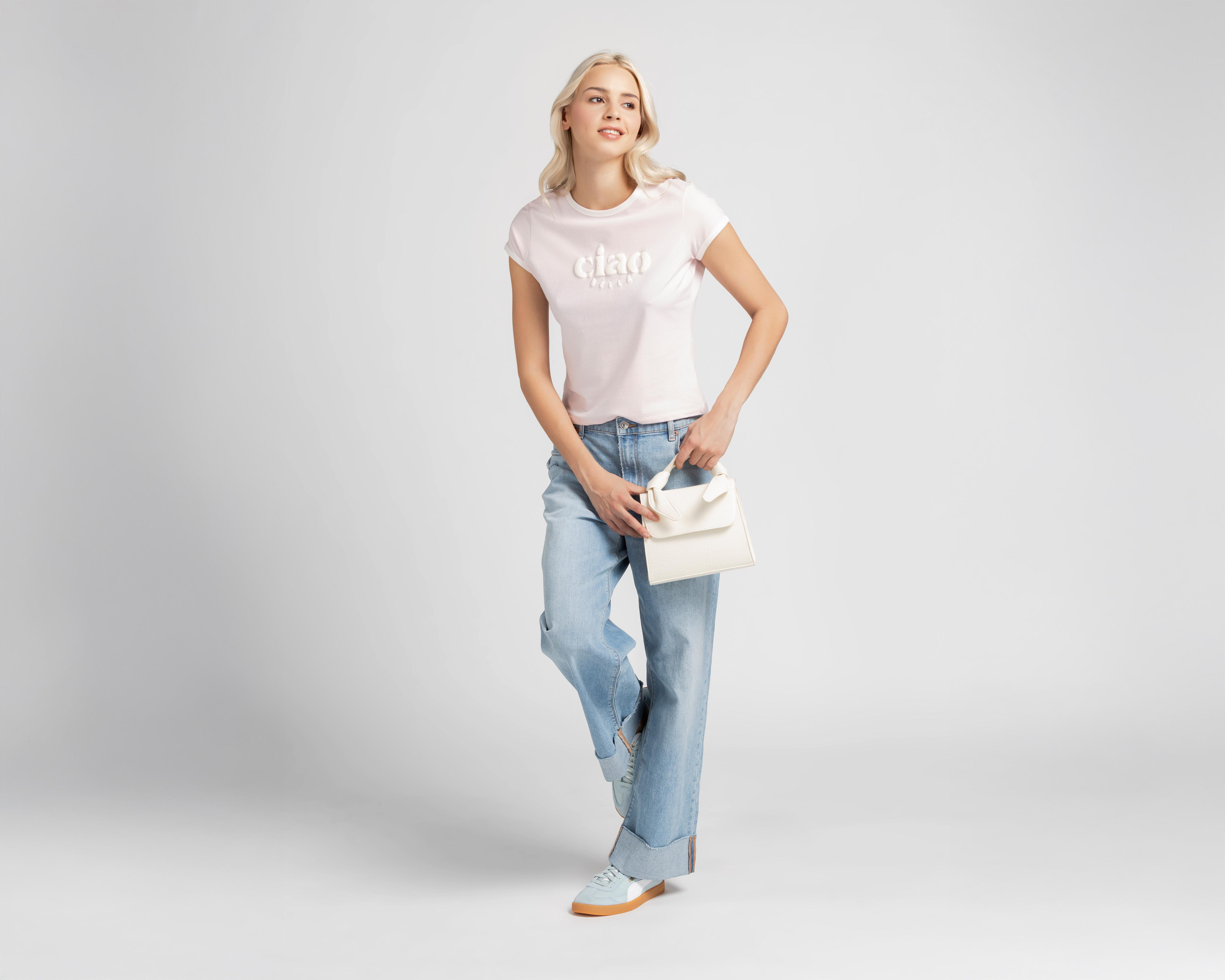 Foto 4 pulgar | Playera Refill para Mujer 2 Piezas
