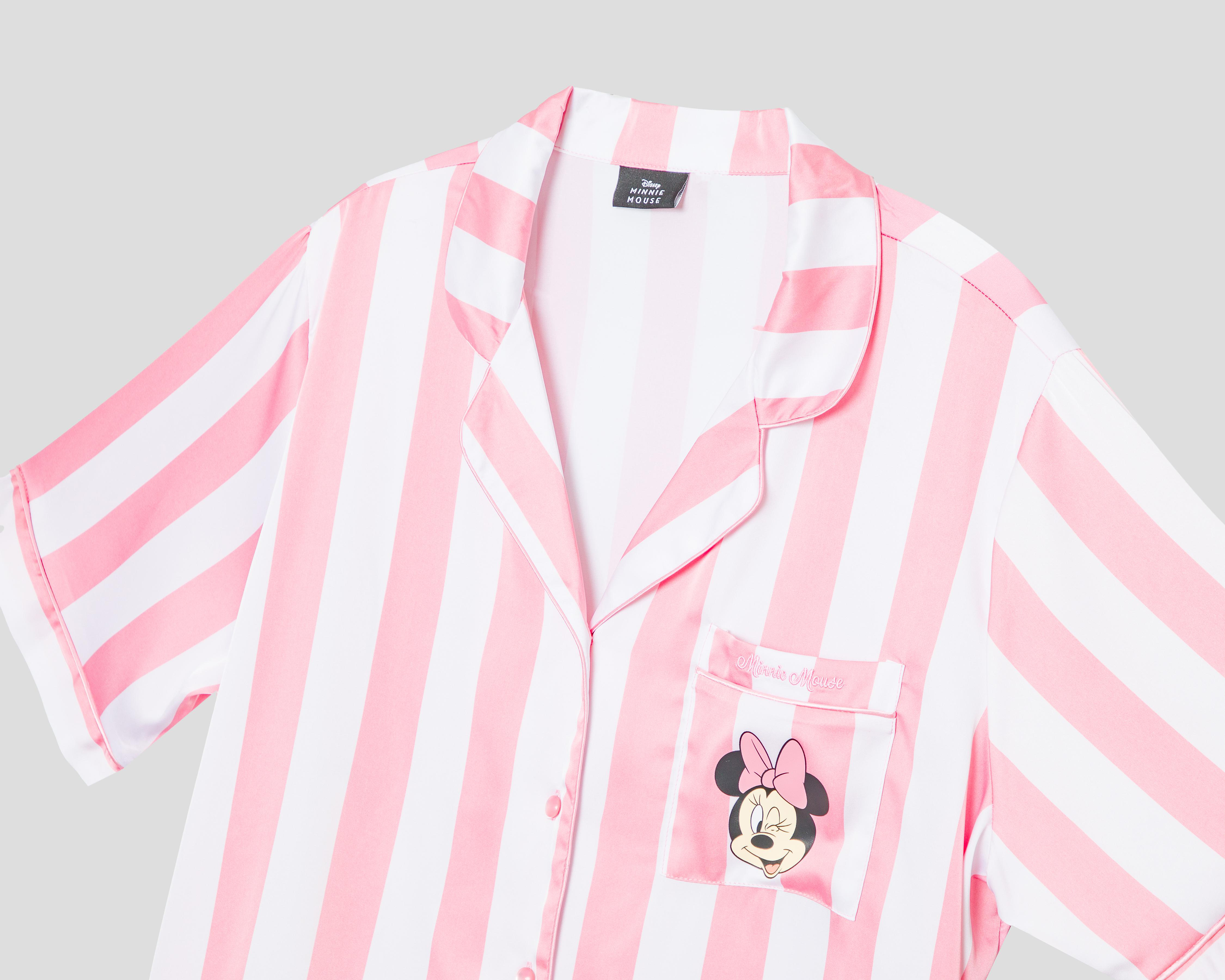 Foto 4 pulgar | Pijama Disney Minnie Mouse para Mujer 2 Piezas