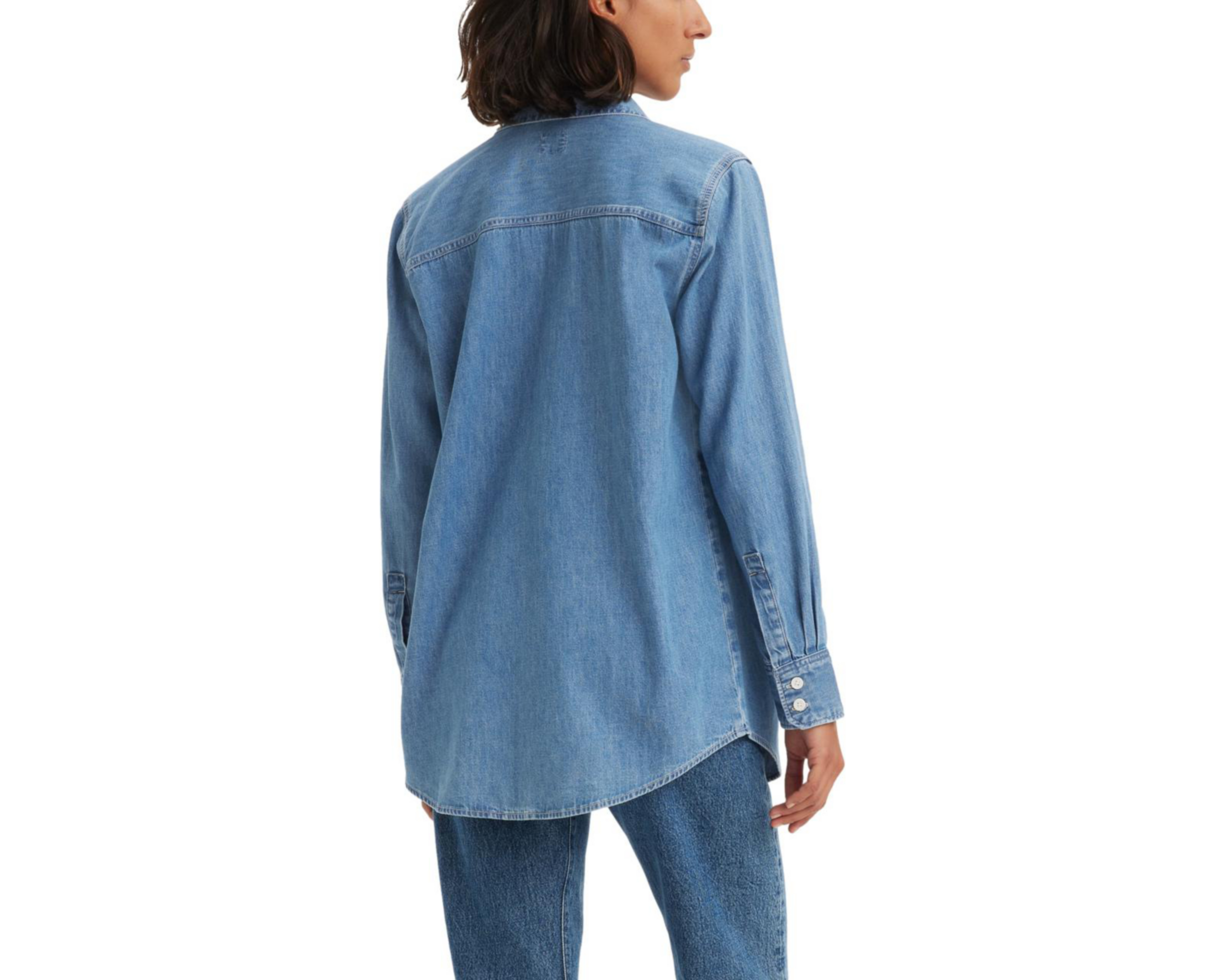 Foto 3 pulgar | Camisa Levi's Manga Larga para Mujer