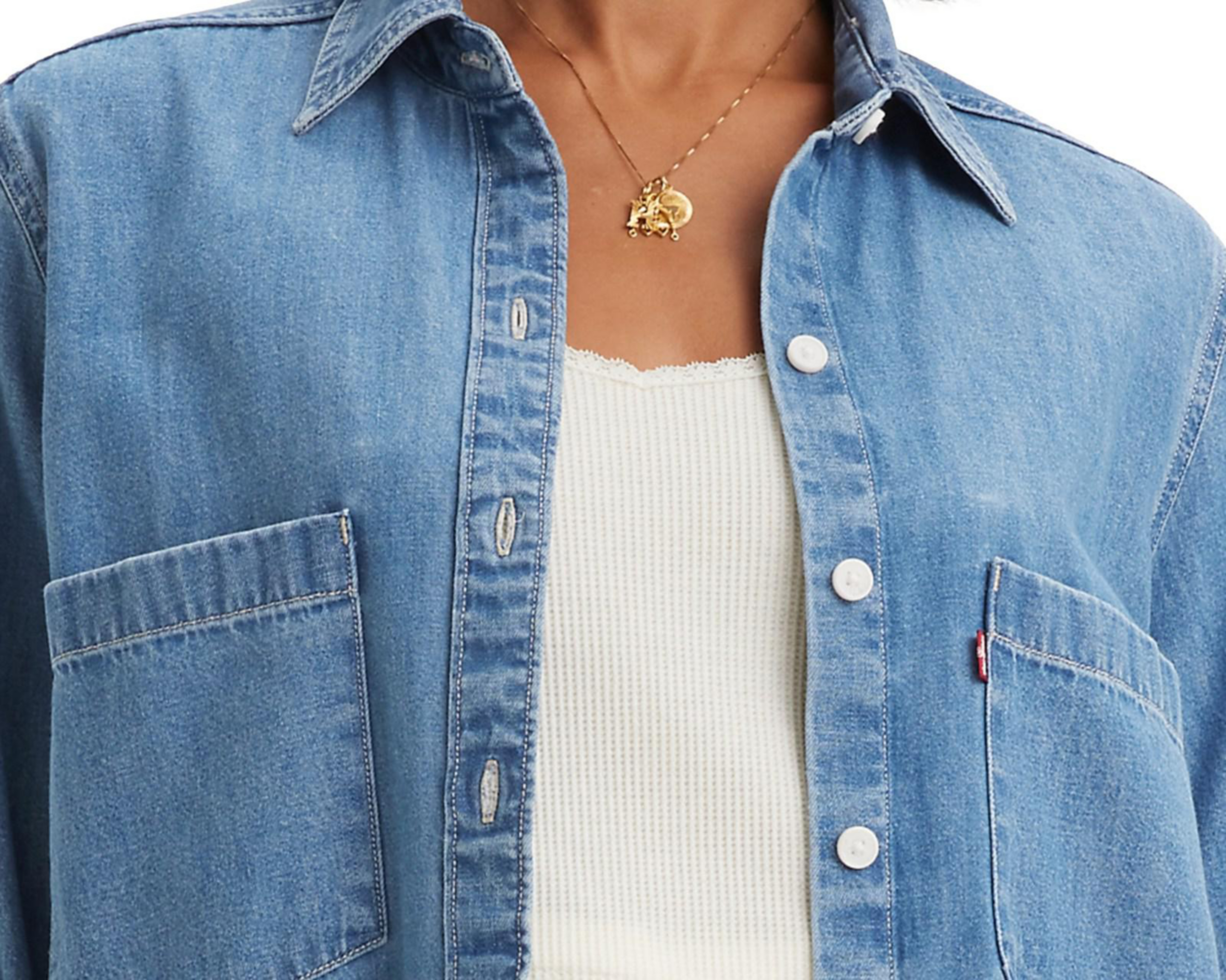 Foto 4 pulgar | Camisa Levi's Manga Larga para Mujer
