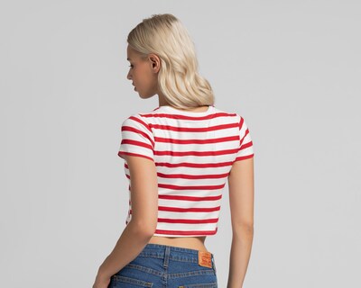 Foto 3 | Playera Refill Manga Corta para Mujer