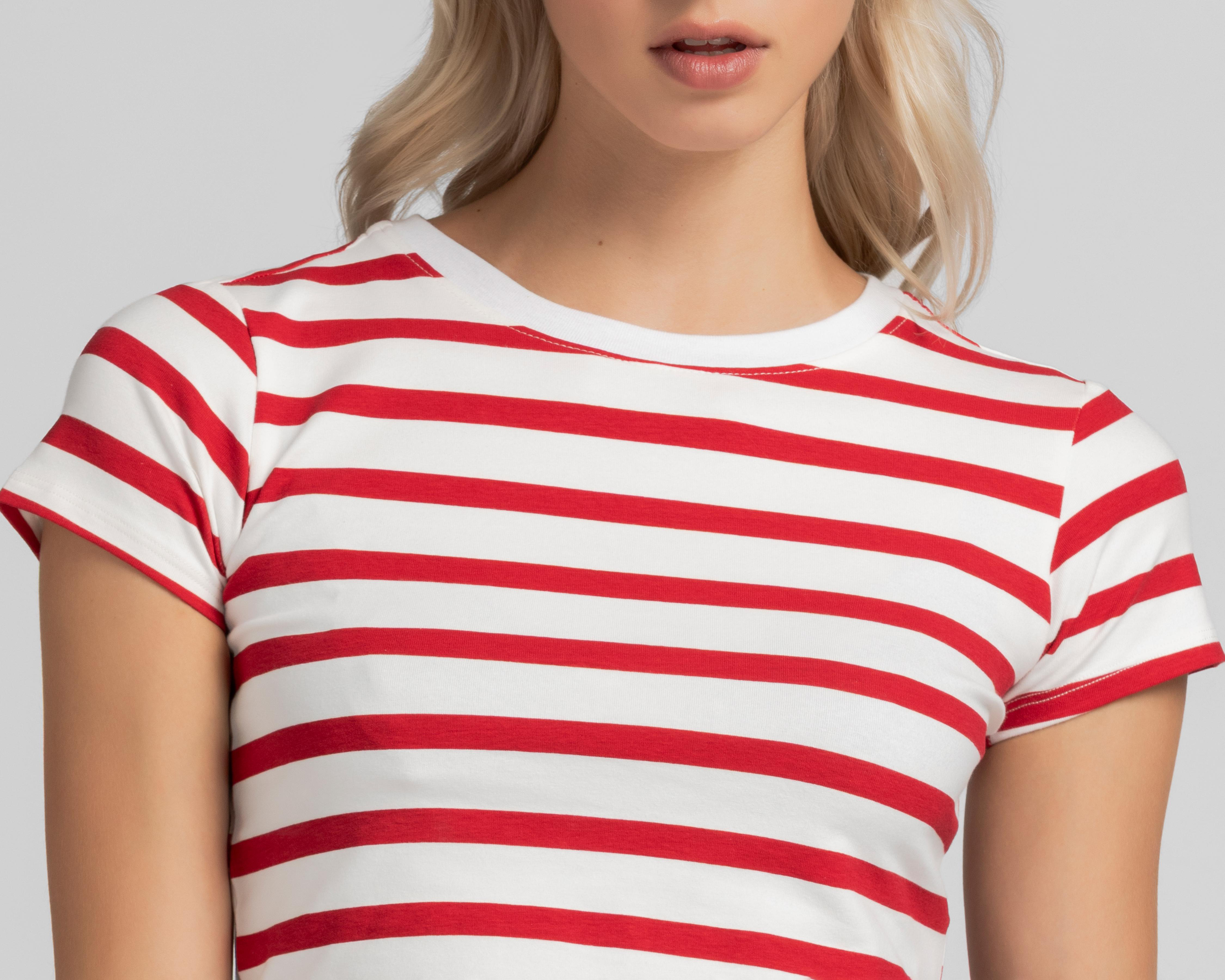 Foto 5 pulgar | Playera Refill Manga Corta para Mujer