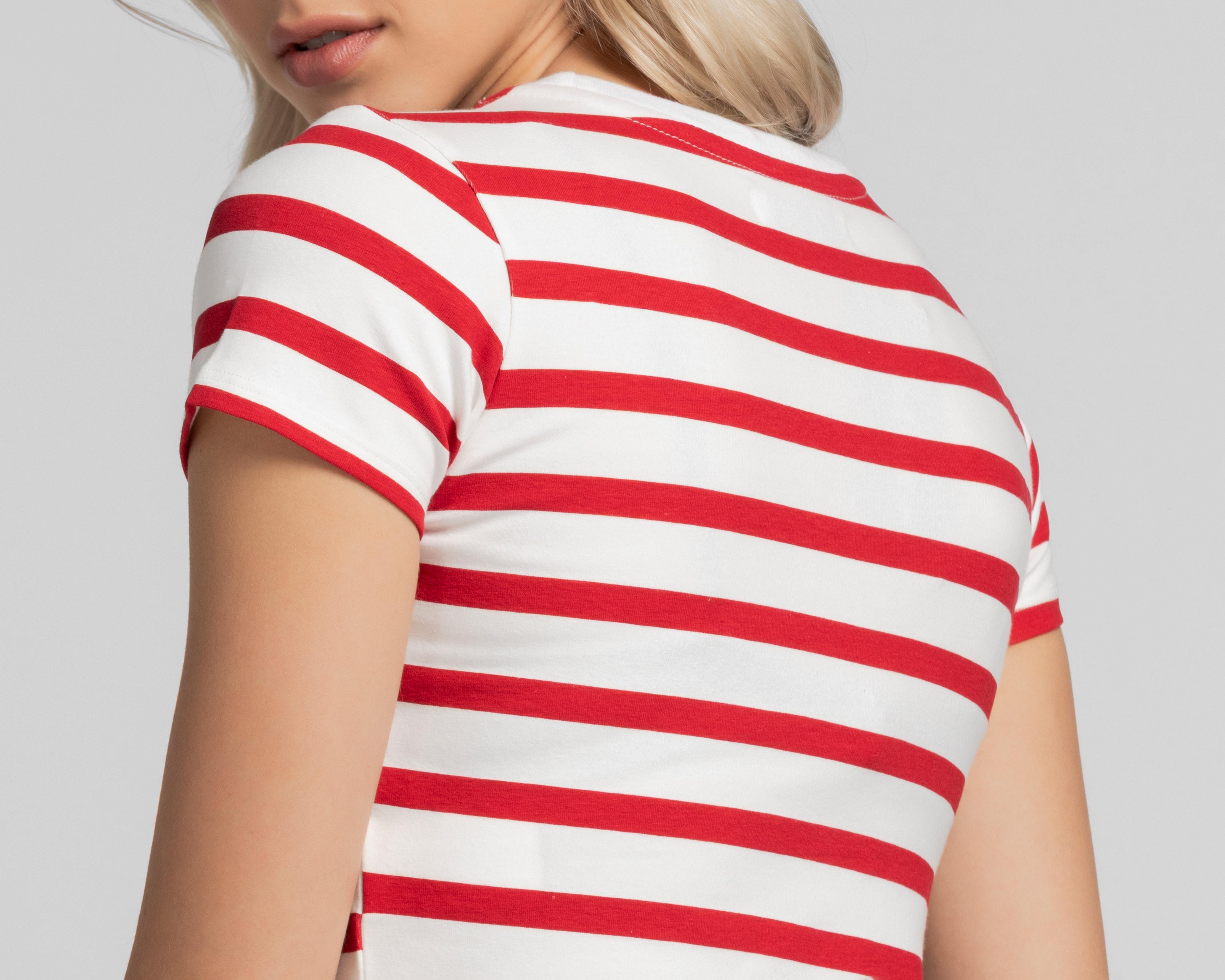 Foto 6 pulgar | Playera Refill Manga Corta para Mujer