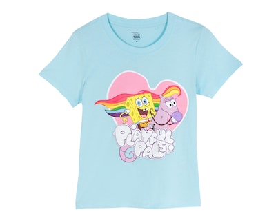 Foto 1 | Playera Estampada Bob Esponja para Mujer