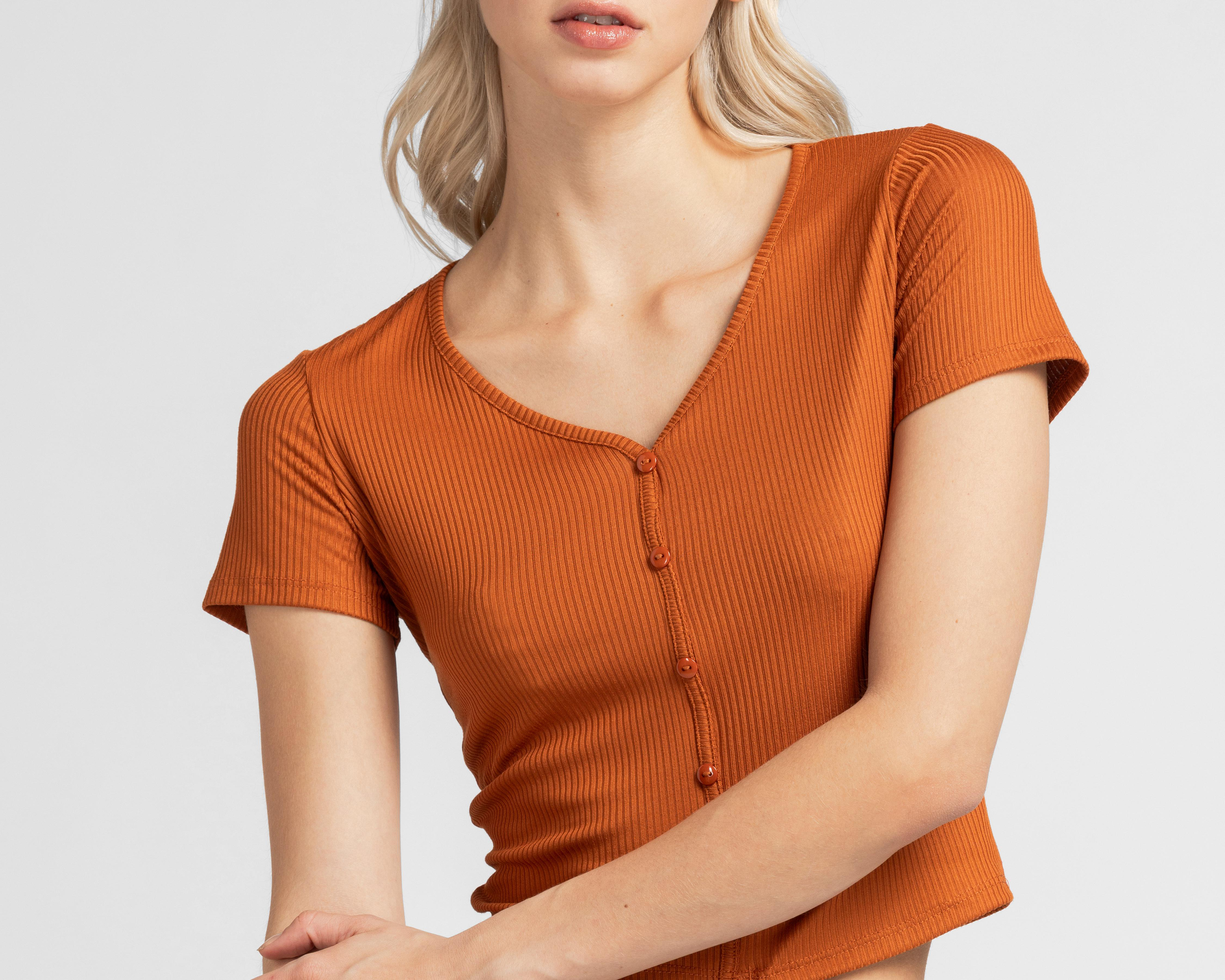 Foto 4 | Playera Refill Manga Corta para Mujer