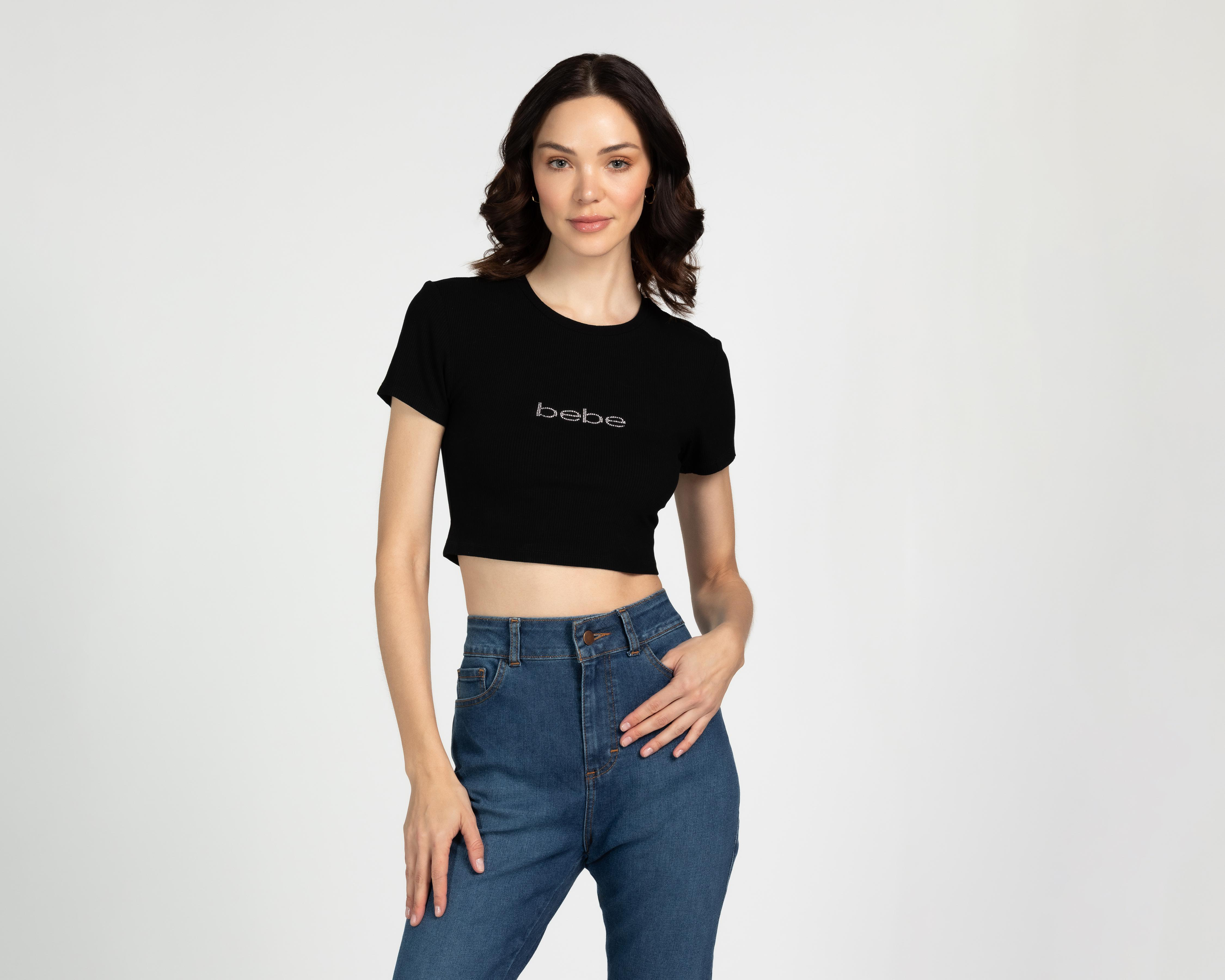 Foto 2 pulgar | Playera Bebe Manga Corta para Mujer