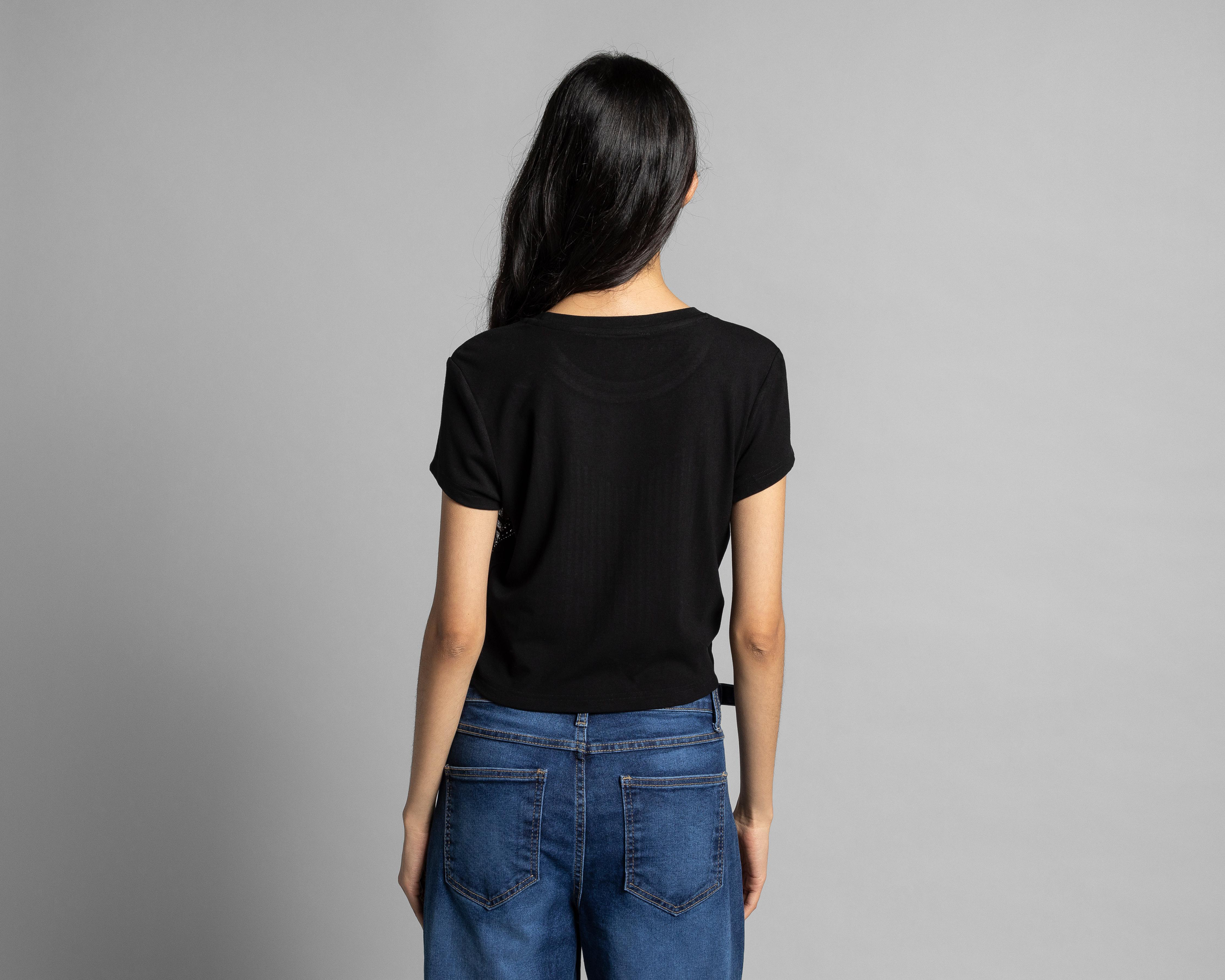Foto 4 pulgar | Blusa Strona Manga Corta para Mujer