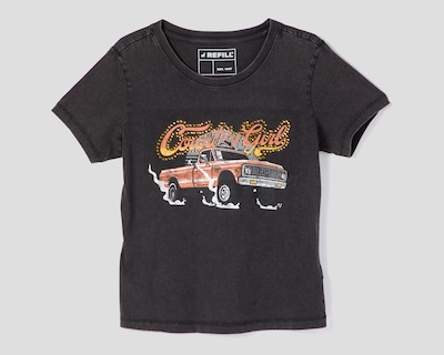 Foto 1 | Playera Refill Estampada para Mujer