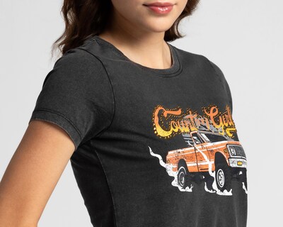 Foto 4 | Playera Refill Estampada para Mujer