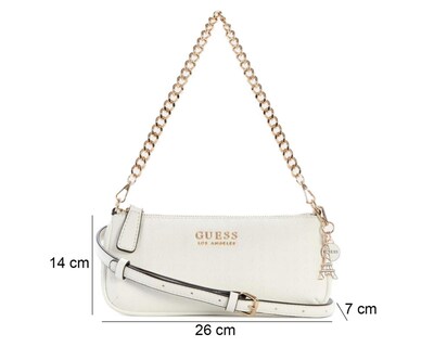 Foto 4 | Bolsa de Hombro Guess Tournesol