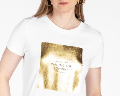 Foto 4 | Playera Manga Corta Jennifer Lopez para Mujer