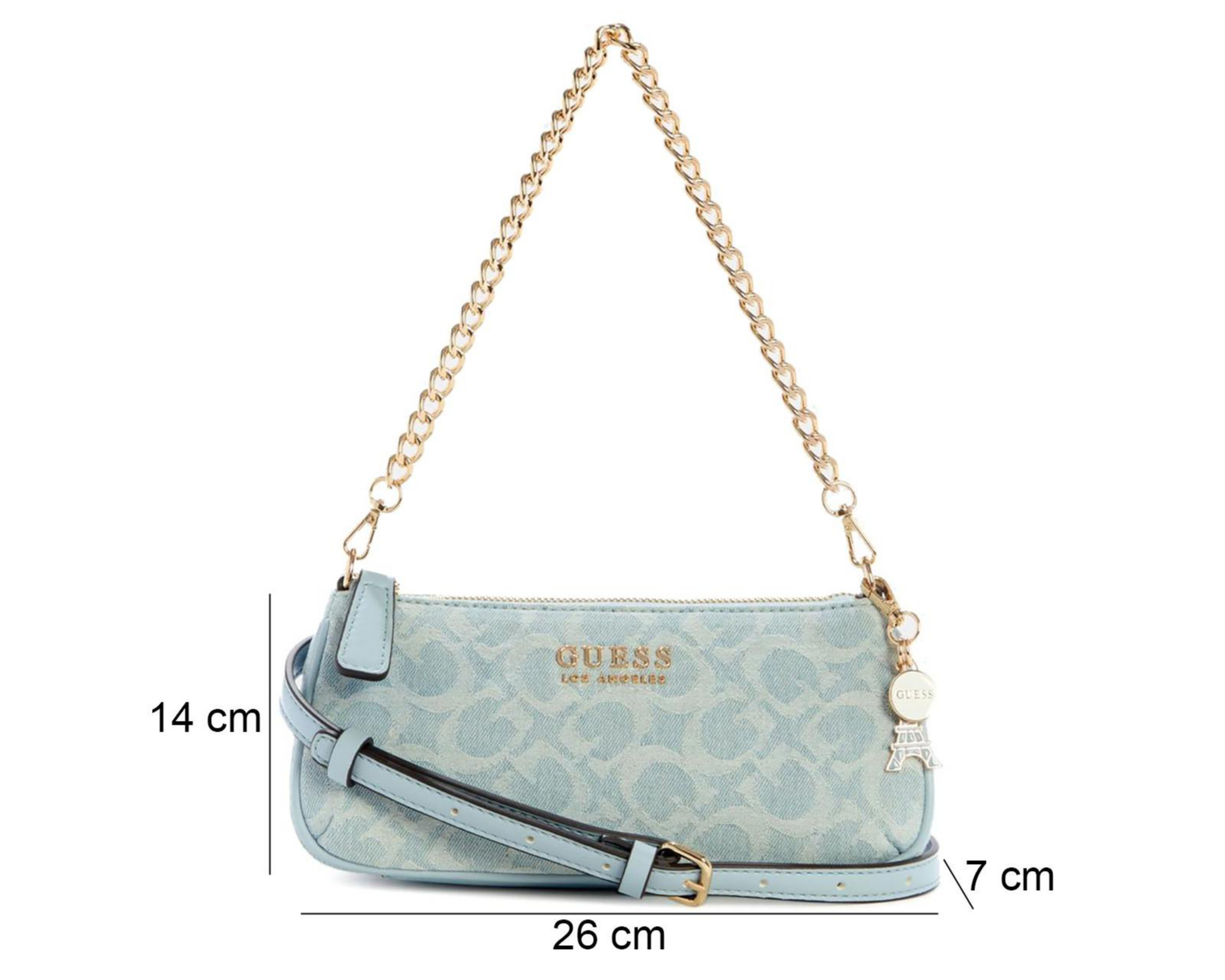 Foto 5 pulgar | Bolsa de Hombro Guess Tournesol