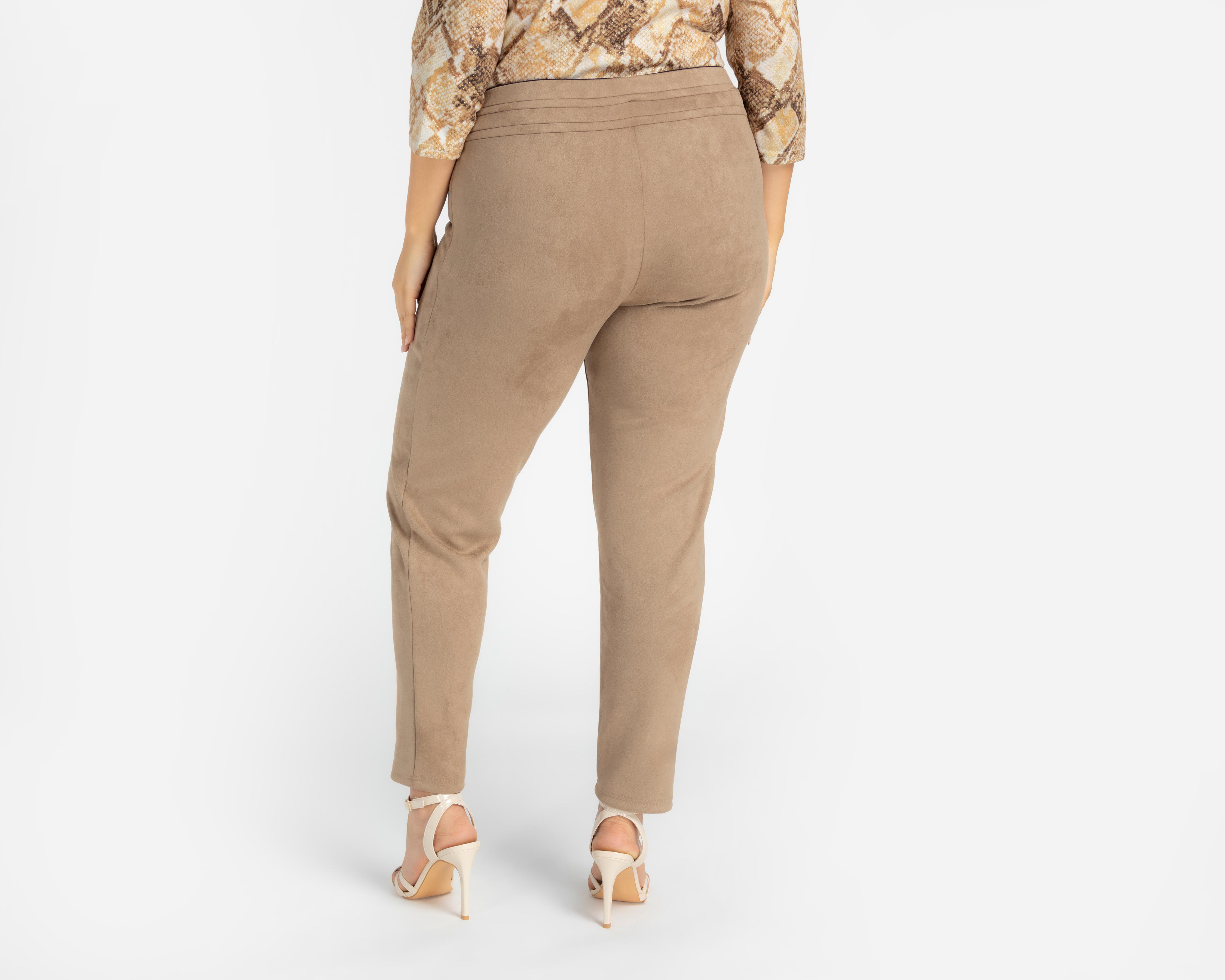 Foto 7 pulgar | Leggings Casuales Suede Sahara para Mujer