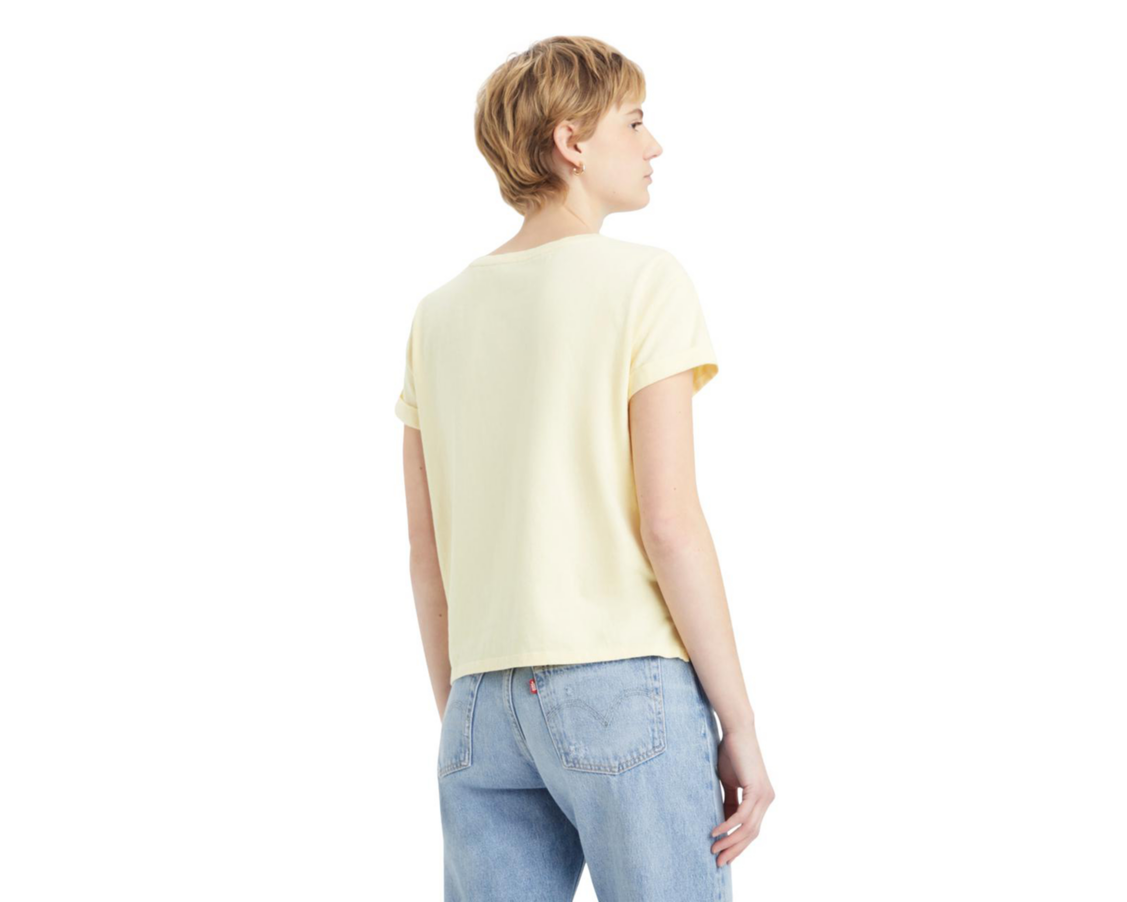 Foto 3 pulgar | Playera Levi's Manga Corta para Mujer