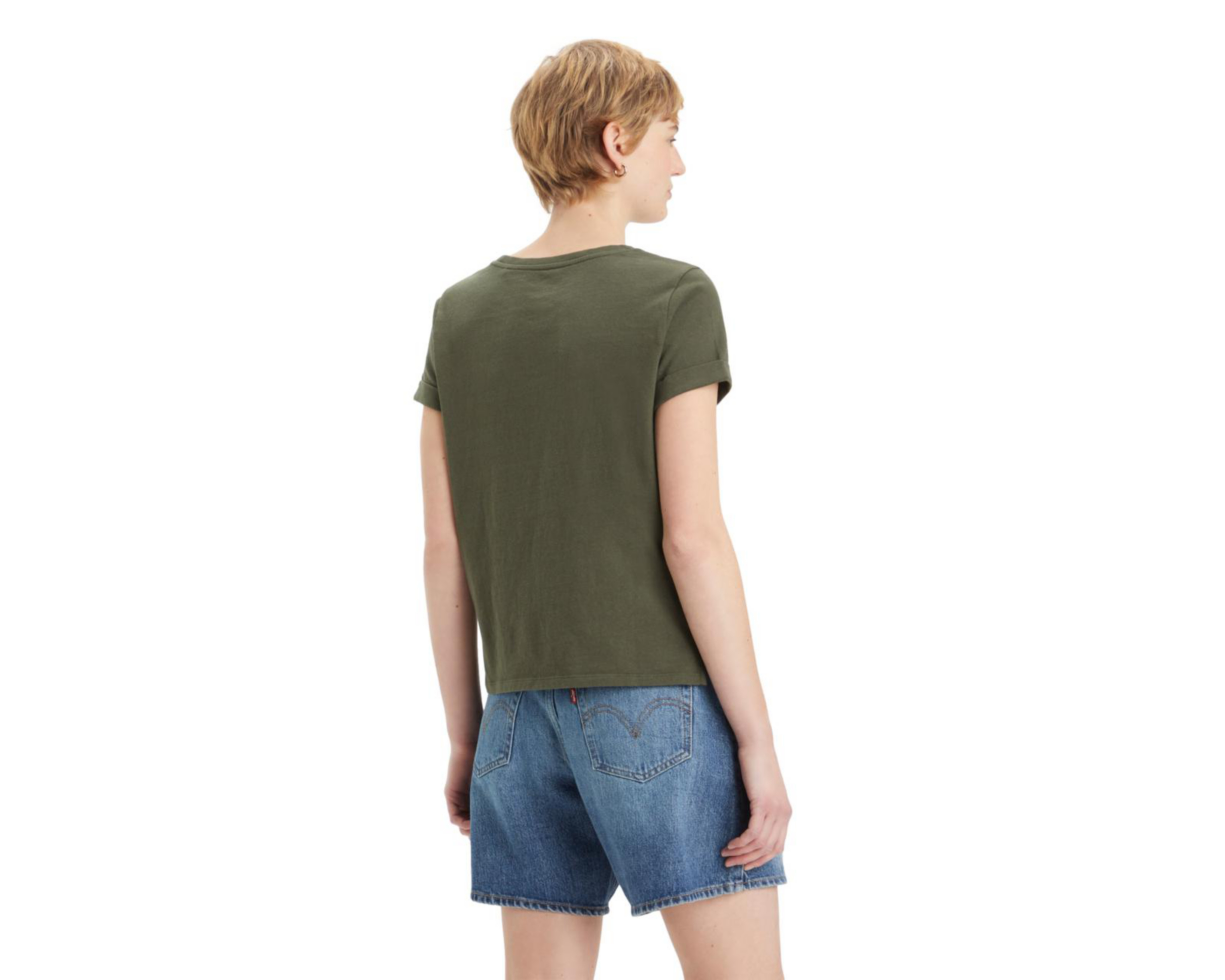 Foto 3 pulgar | Playera Levi's Manga Corta para Mujer